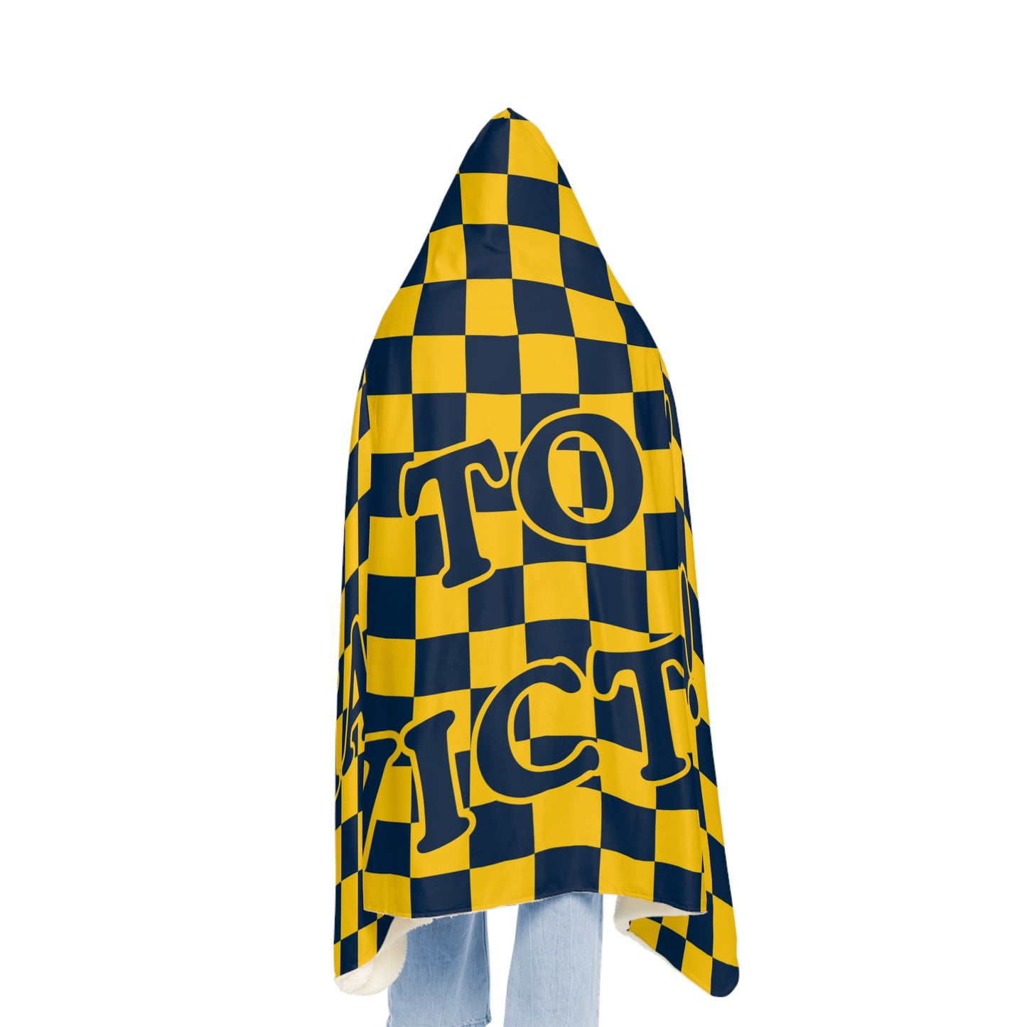 Hail to the Victors! Ultra-Soft Hooded Blanket with Microfleece or Sherpa Lining – Free Shipping