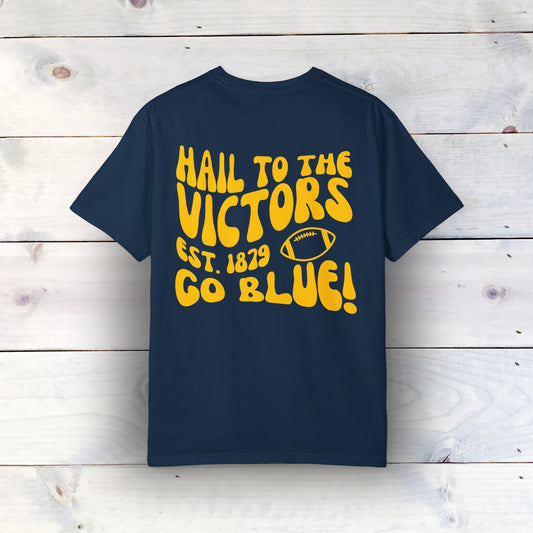 Hail to the Victors - Unisex Garment-Dyed T-shirt