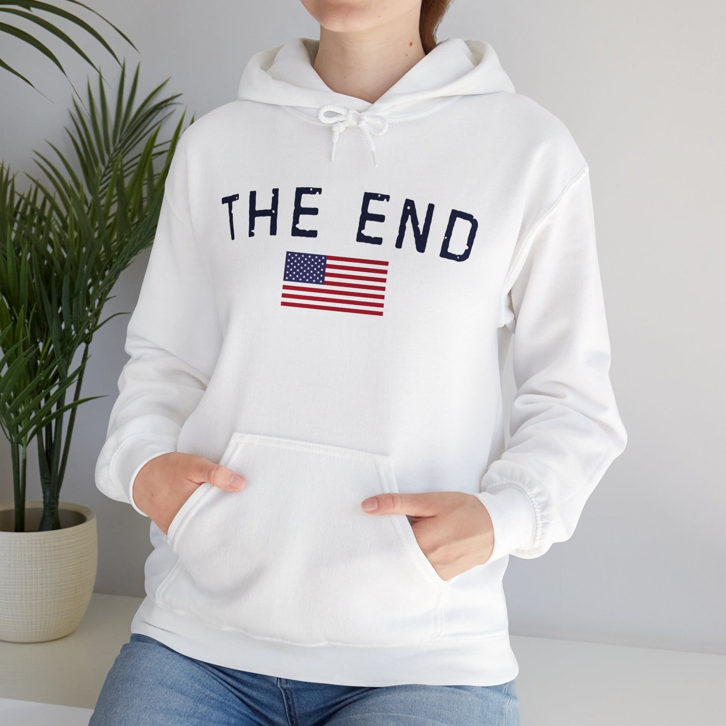 Montauk 'The End'  Essential Cozy Hoodie - Unisex, Cotton-Poly Blend for Ultimate Comfort