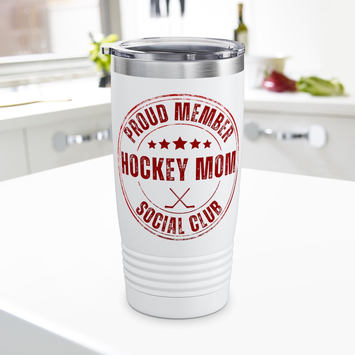 Hockey Mom Proud Member - Ringneck Tumbler, 20oz