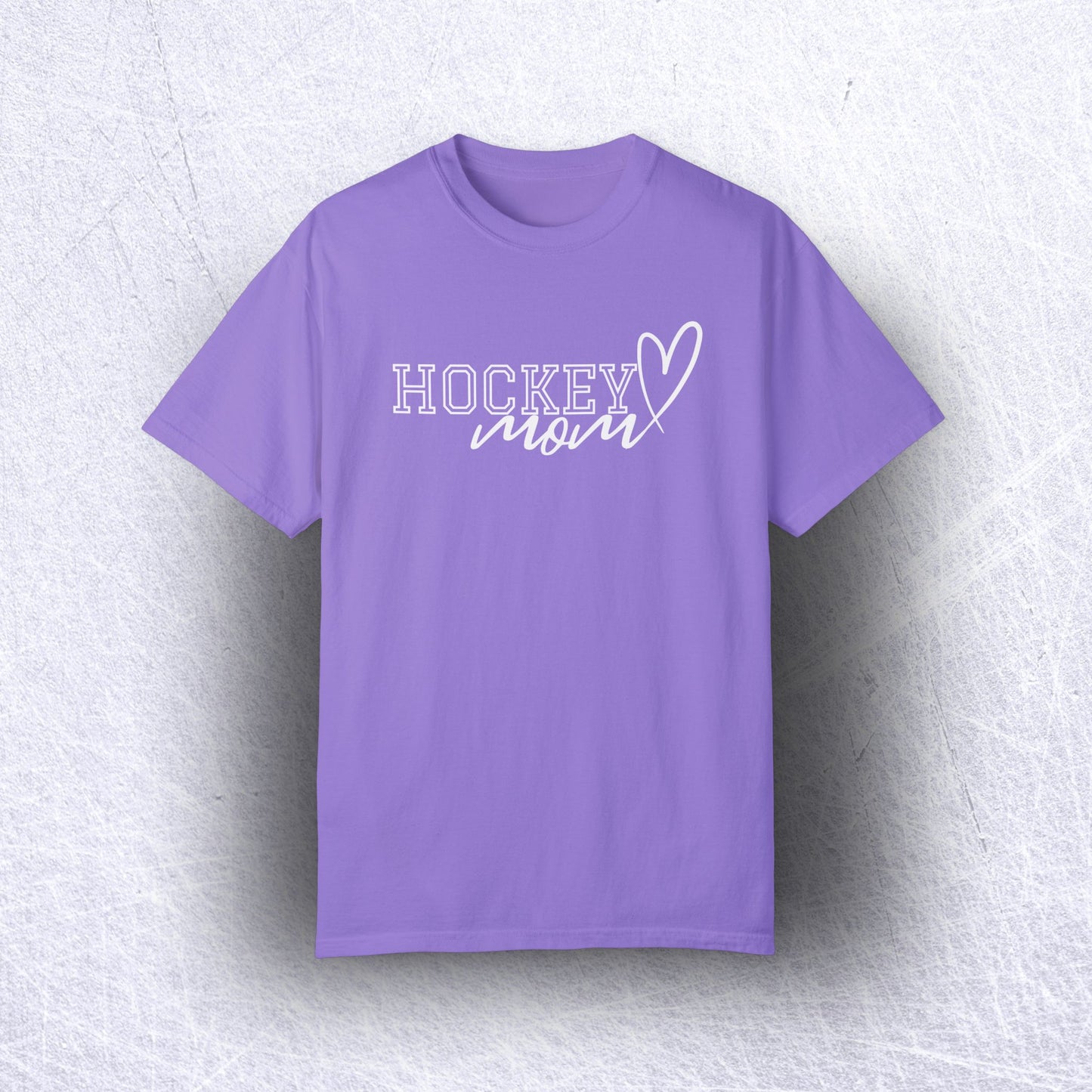 Eco-Friendly Hockey Mom Heart T-Shirt | 100% US Ring-Spun Cotton