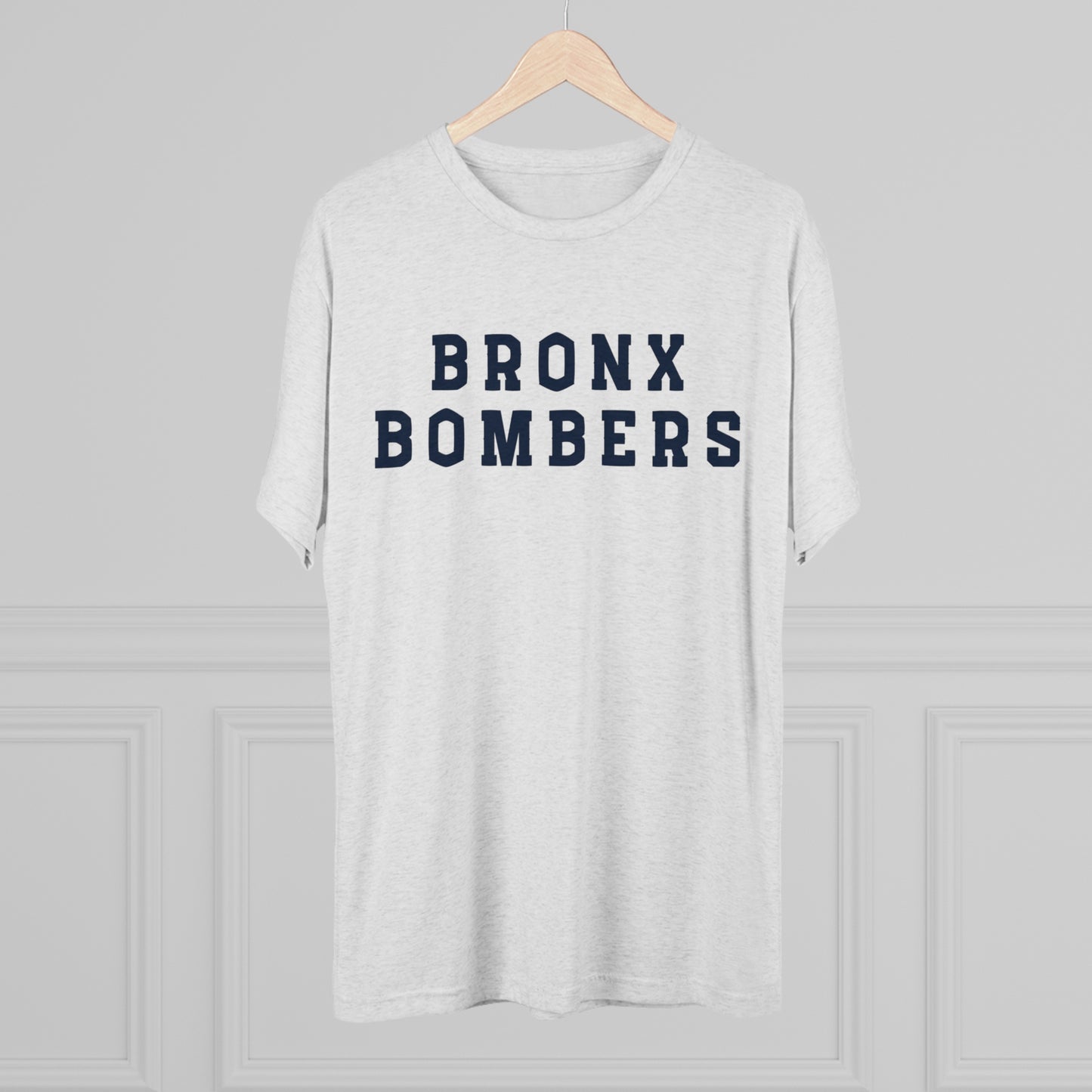 Bronx Bomber Tribute T-Shirt - Soft Tri-Blend Fabric - Classic Fit Tee for Fans