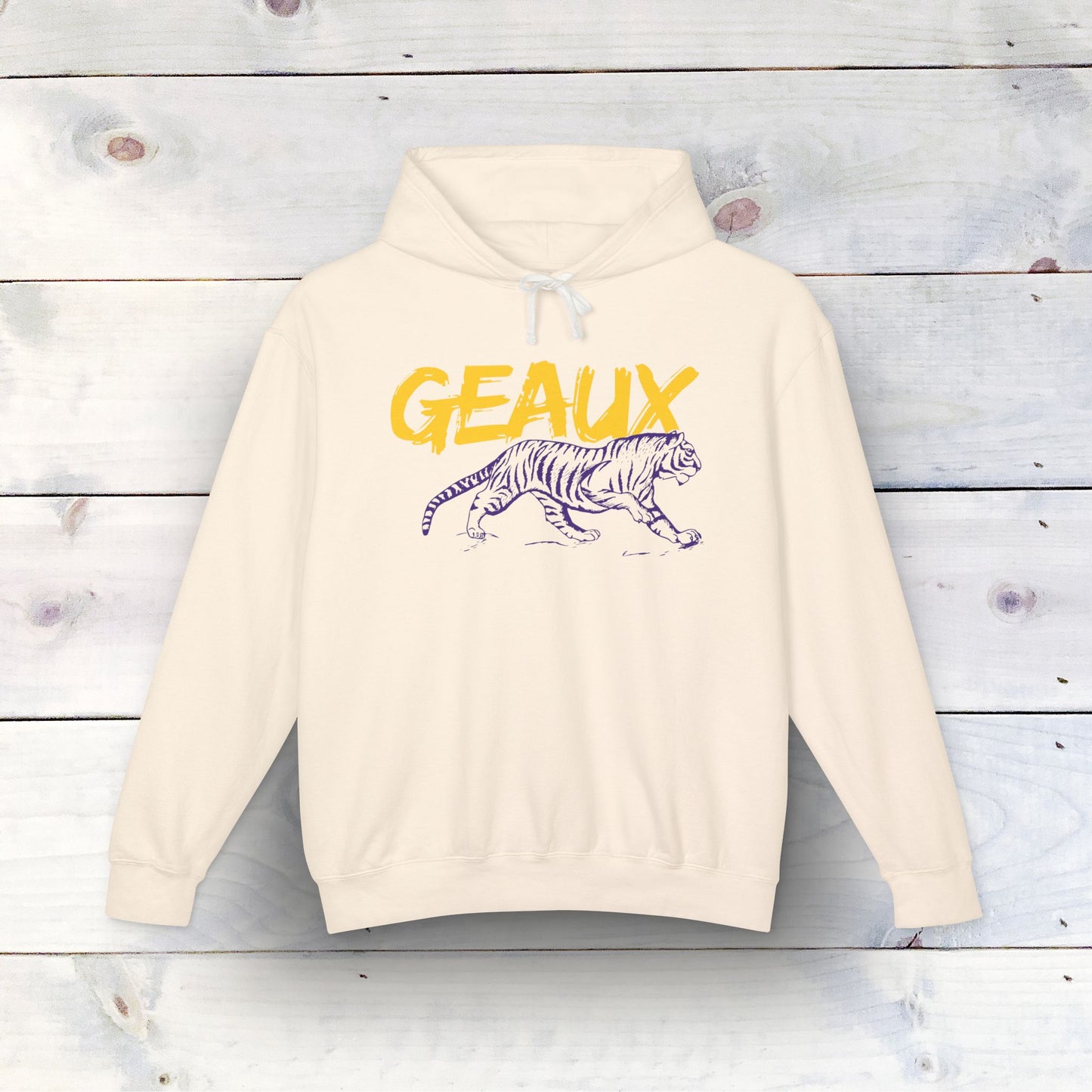 Geaux Tigers Unisex Lightweight Hooded Sweatshirt