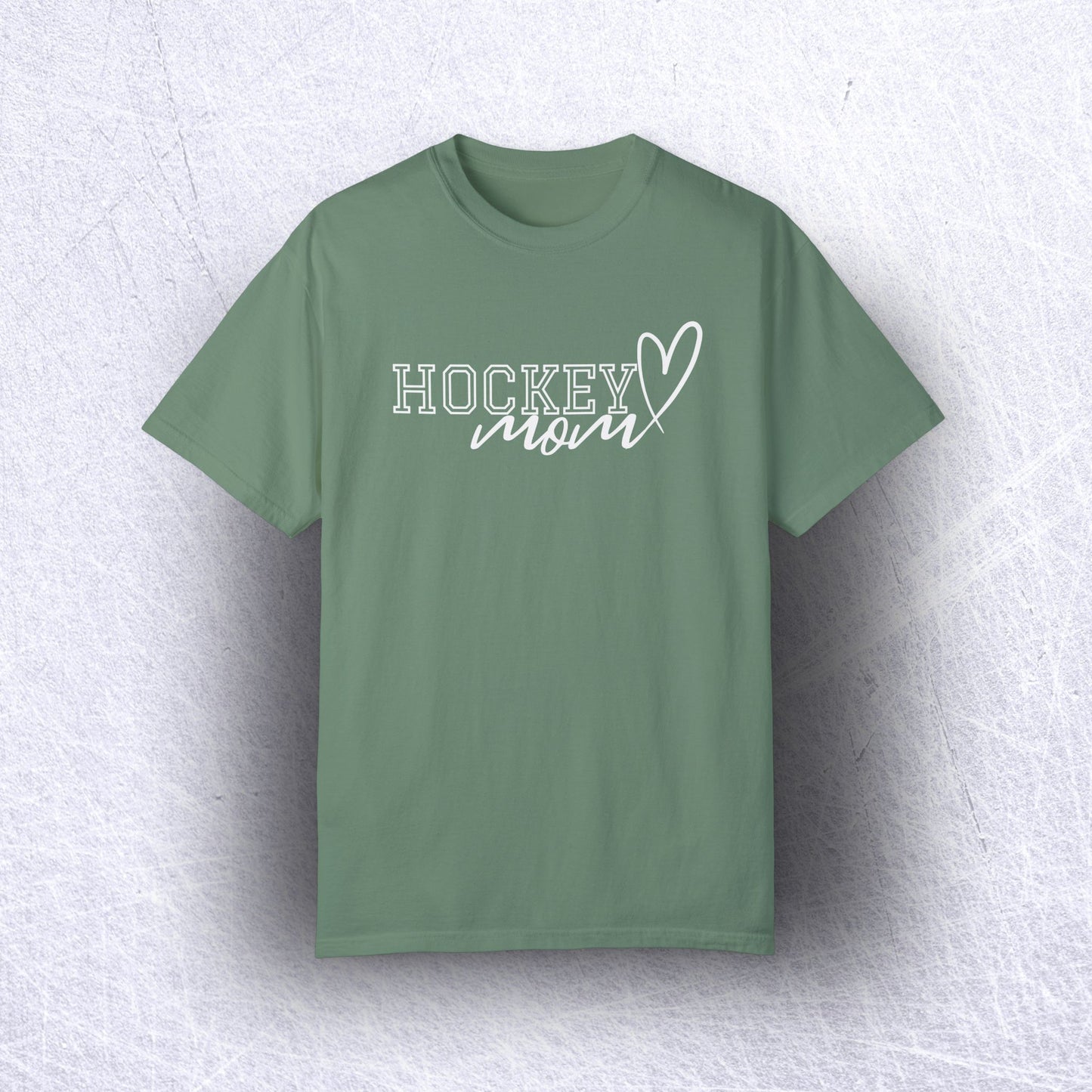 Eco-Friendly Hockey Mom Heart T-Shirt | 100% US Ring-Spun Cotton