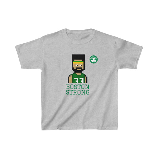 Kids Boston Celtics Heavy Cotton Tee - Comfort, Durability, and Ethical Style for Young Fans!