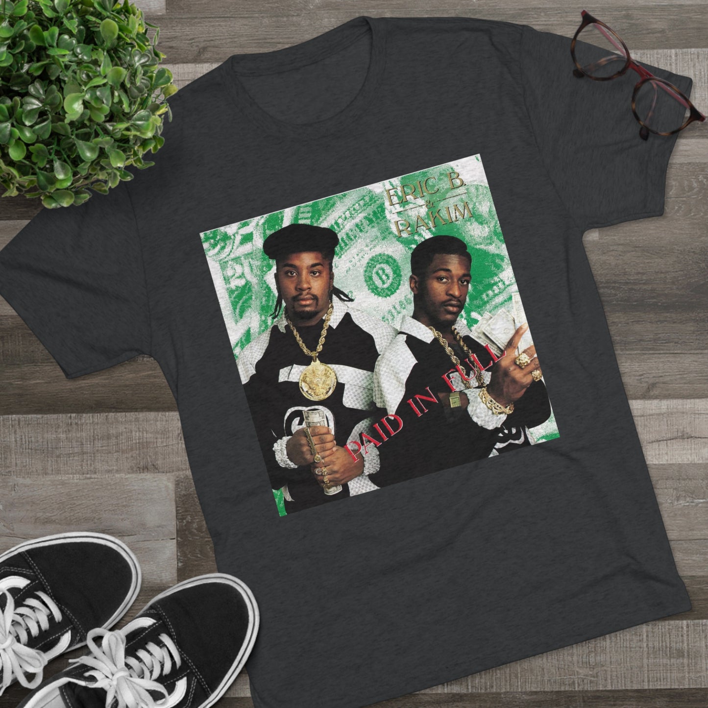 Classic Hip-Hop Vibes Tri-Blend T-Shirt - Inspired by Eric B. & Rakim
