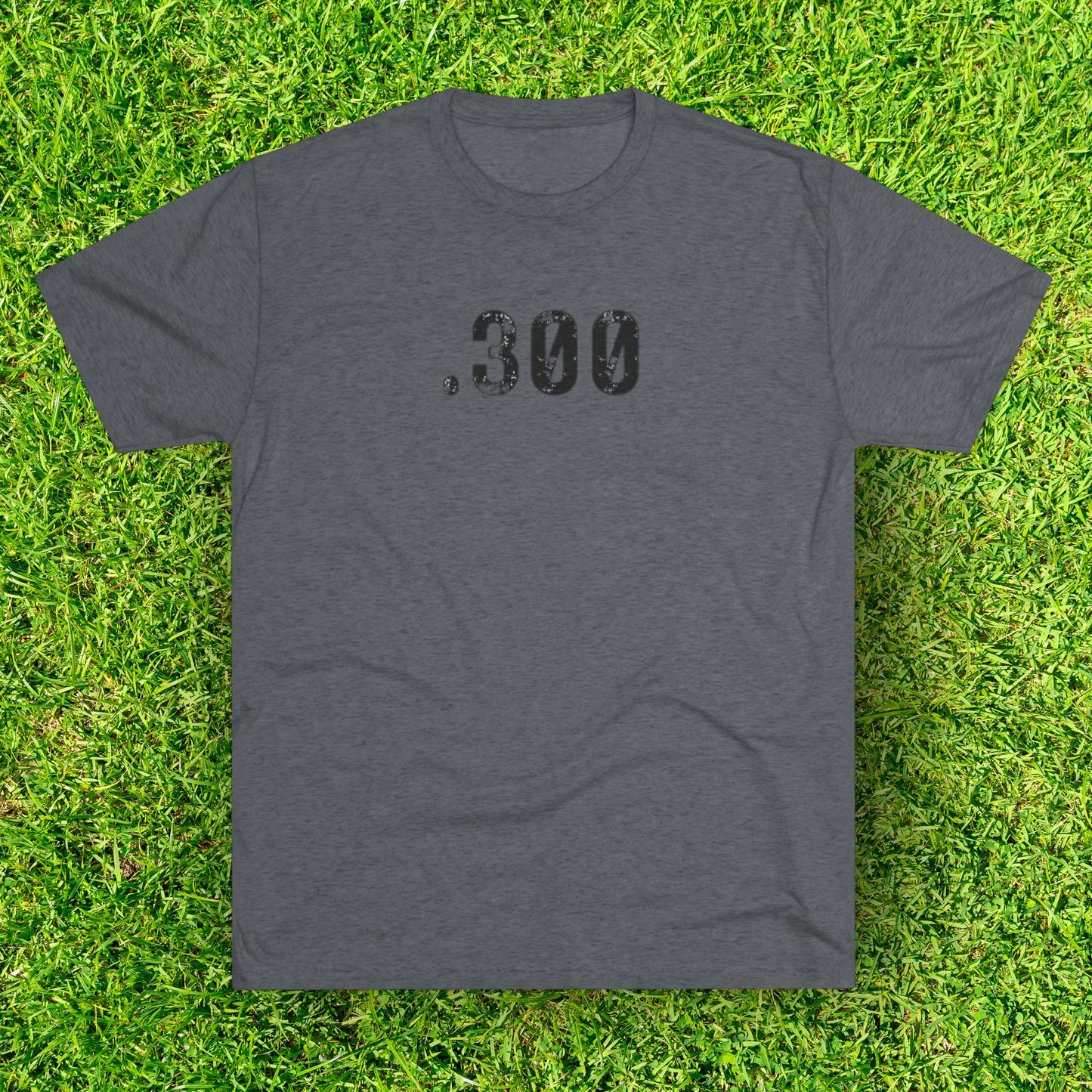 Average .300 - Baseball Bliss Tri-Blend Tee: Unbelievably Soft Comfort with a Stylish Edge - Perfect for Baseball Enthusiasts!