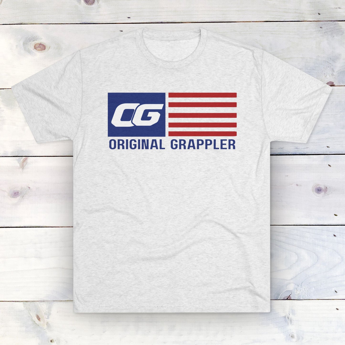 United States - Original Grappler - Unisex Tri-Blend Crew Tee