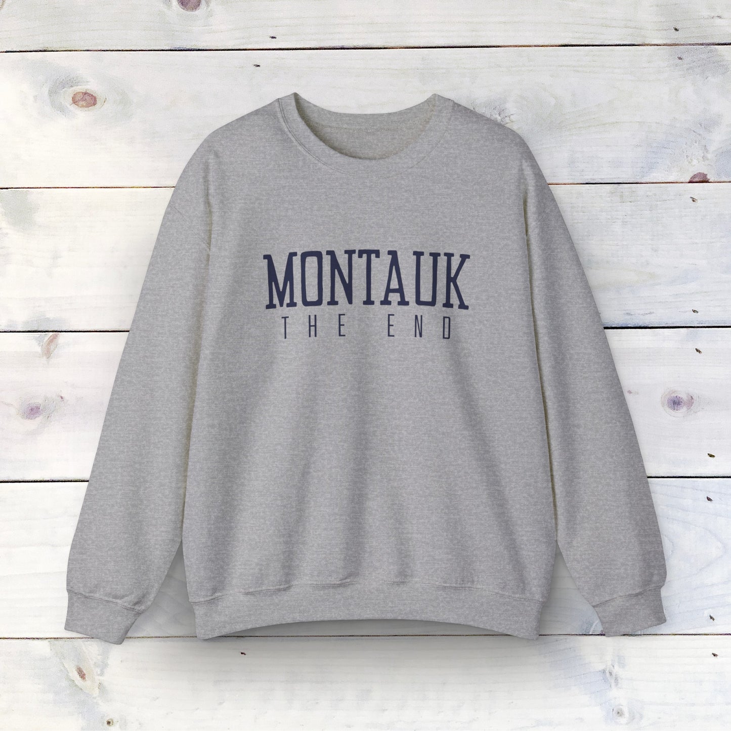 Montauk Essential Cozy Hoodie - Unisex Heavy Blend™ Crewneck Sweatshirt