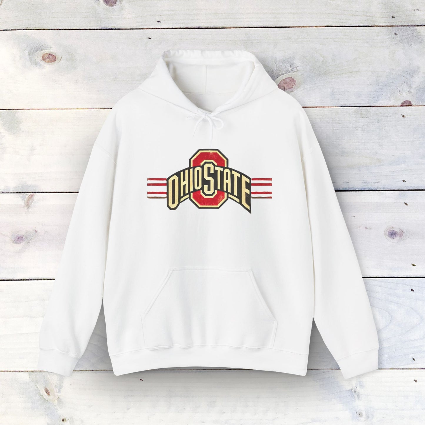 Vintage Ohio State Unisex Heavy Blend™ Hooded Sweatshirt