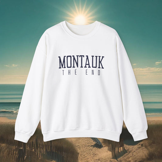 Montauk Essential Cozy Hoodie - Unisex Heavy Blend™ Crewneck Sweatshirt