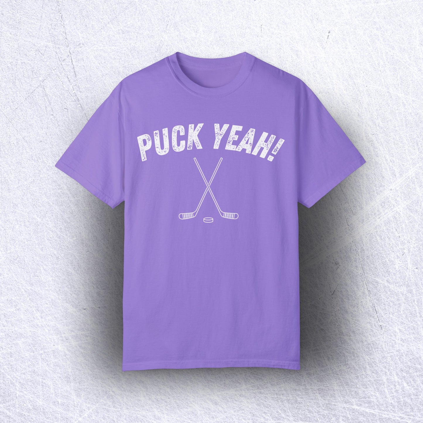 Eco-Friendly PUCK YEAH! T-Shirt | 100% US Ring-Spun Cotton