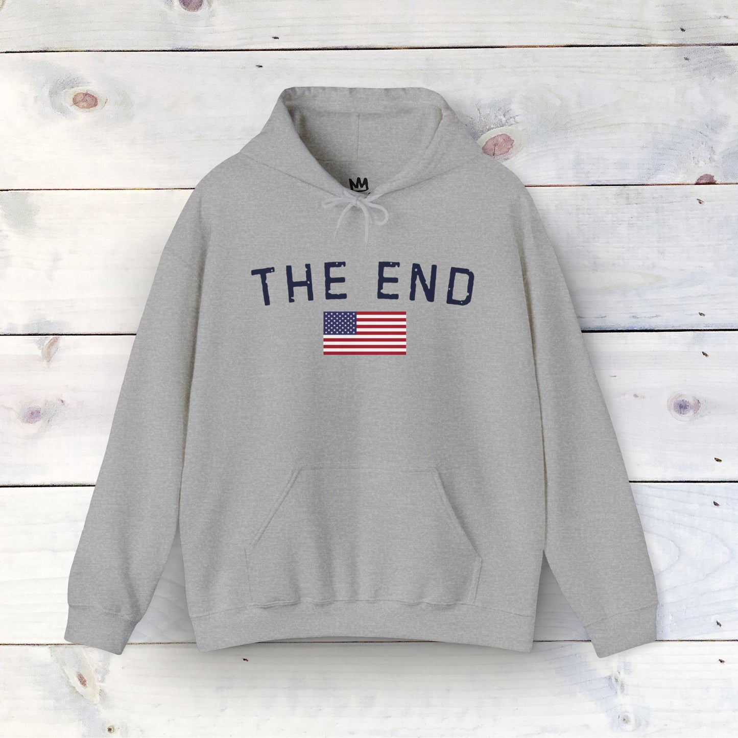 Montauk 'The End'  Essential Cozy Hoodie - Unisex, Cotton-Poly Blend for Ultimate Comfort