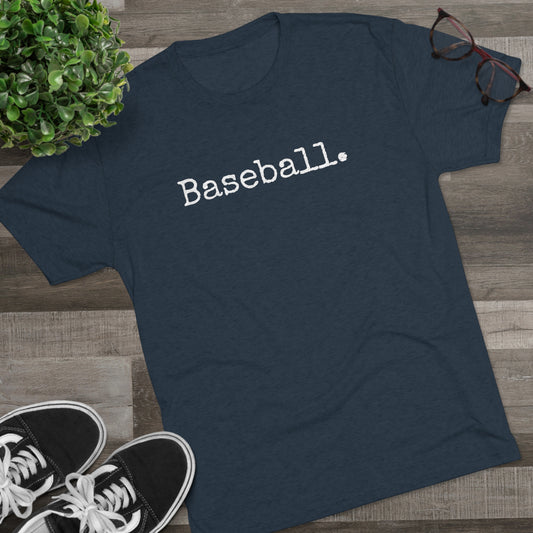 Ultimate Soft Tri-Blend Baseball T-Shirt - Light & Comfortable - Perfect Fit for Fans