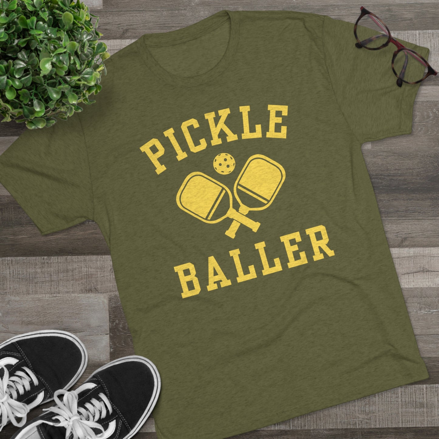 Pickleball Tri-Blend Shirt: Unbelievable Comfort with Casual Elegance Pickle Baller