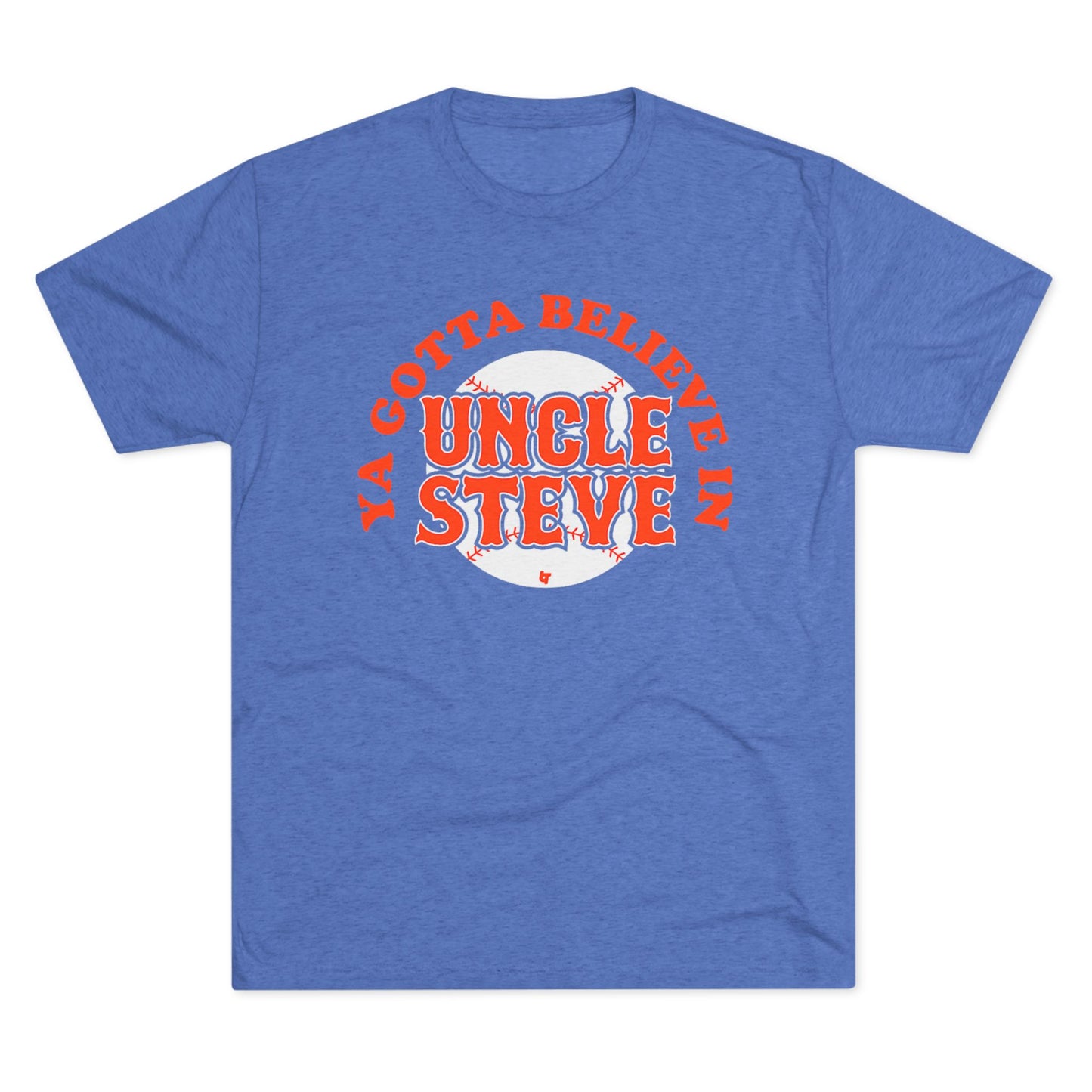 Uncle Steve Tribute T-Shirt - Soft Tri-Blend Fabric - Essential Mets Fan Apparel