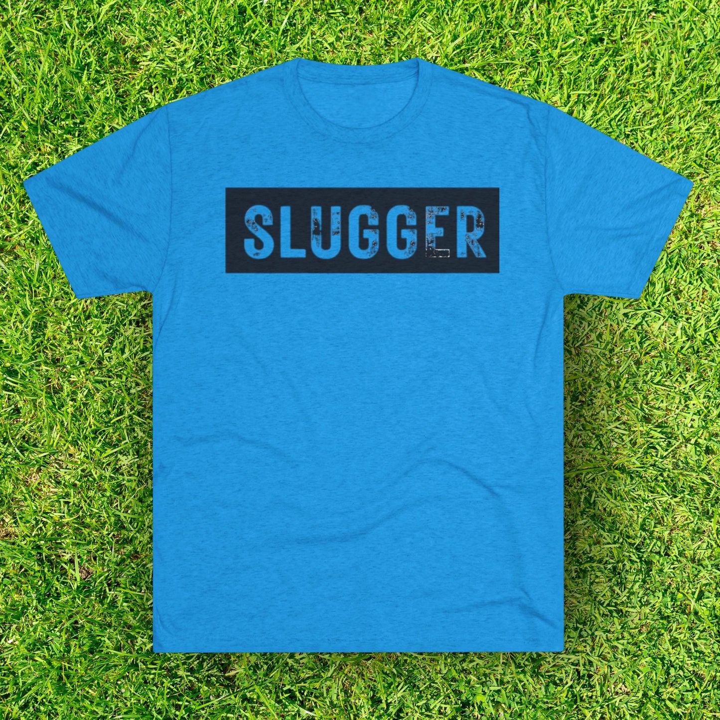 Slugger Block - Baseball Bliss Tri-Blend Tee: Unbelievably Soft Comfort with a Stylish Edge - Perfect for Baseball Enthusiasts!