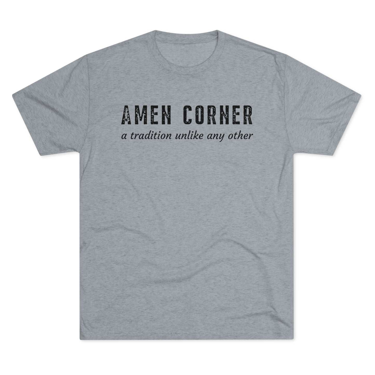 Amen Corner Golf Tri-Blend T-Shirt - Ultra-Soft Comfortable Regular Fit Tee with Sewn-In Label