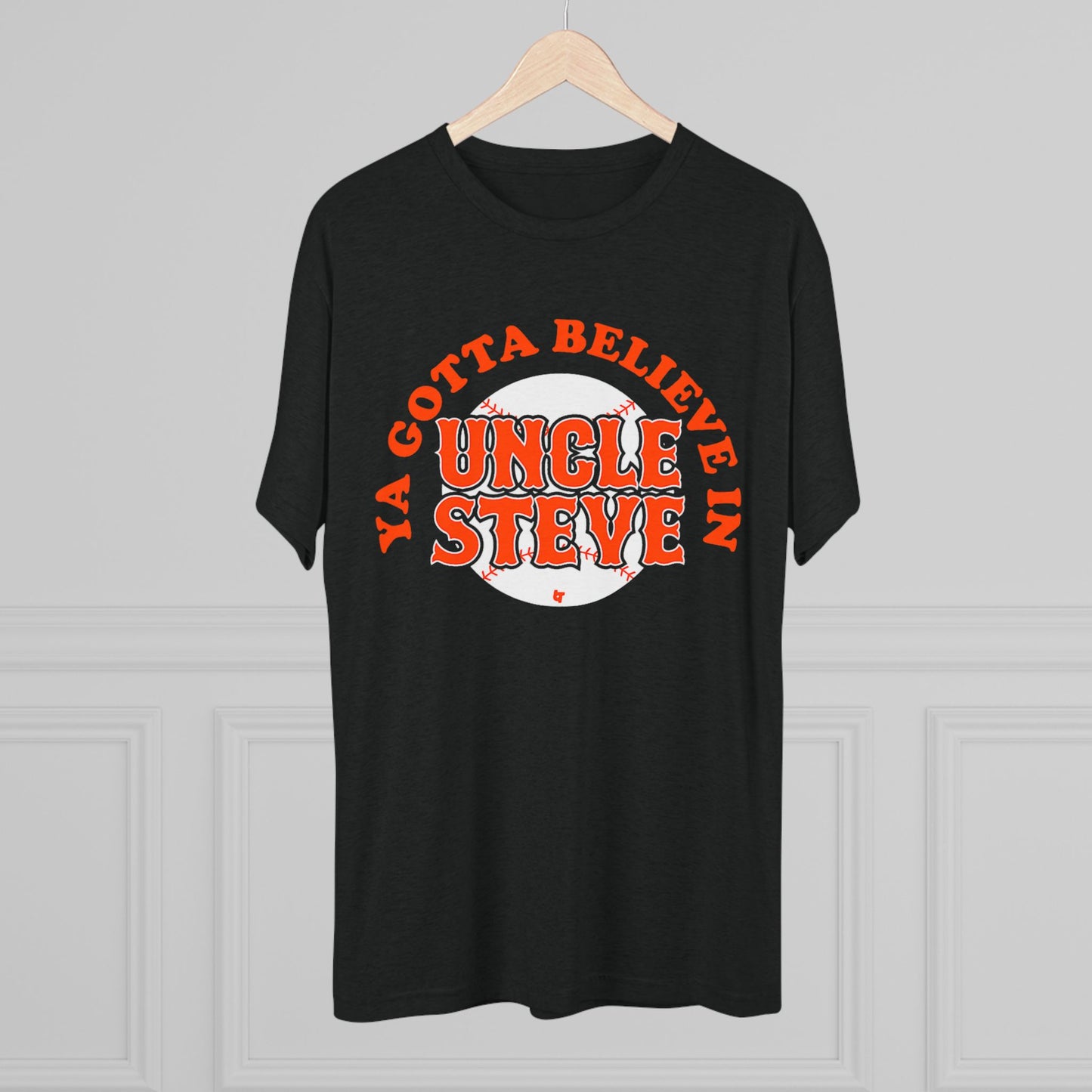 Uncle Steve Tribute T-Shirt - Soft Tri-Blend Fabric - Essential Mets Fan Apparel