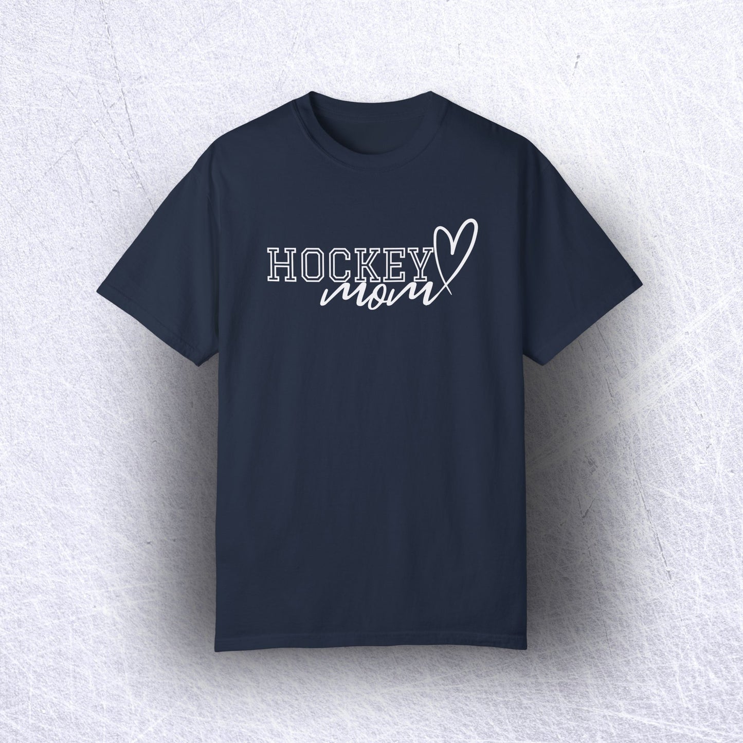 Eco-Friendly Hockey Mom Heart T-Shirt | 100% US Ring-Spun Cotton