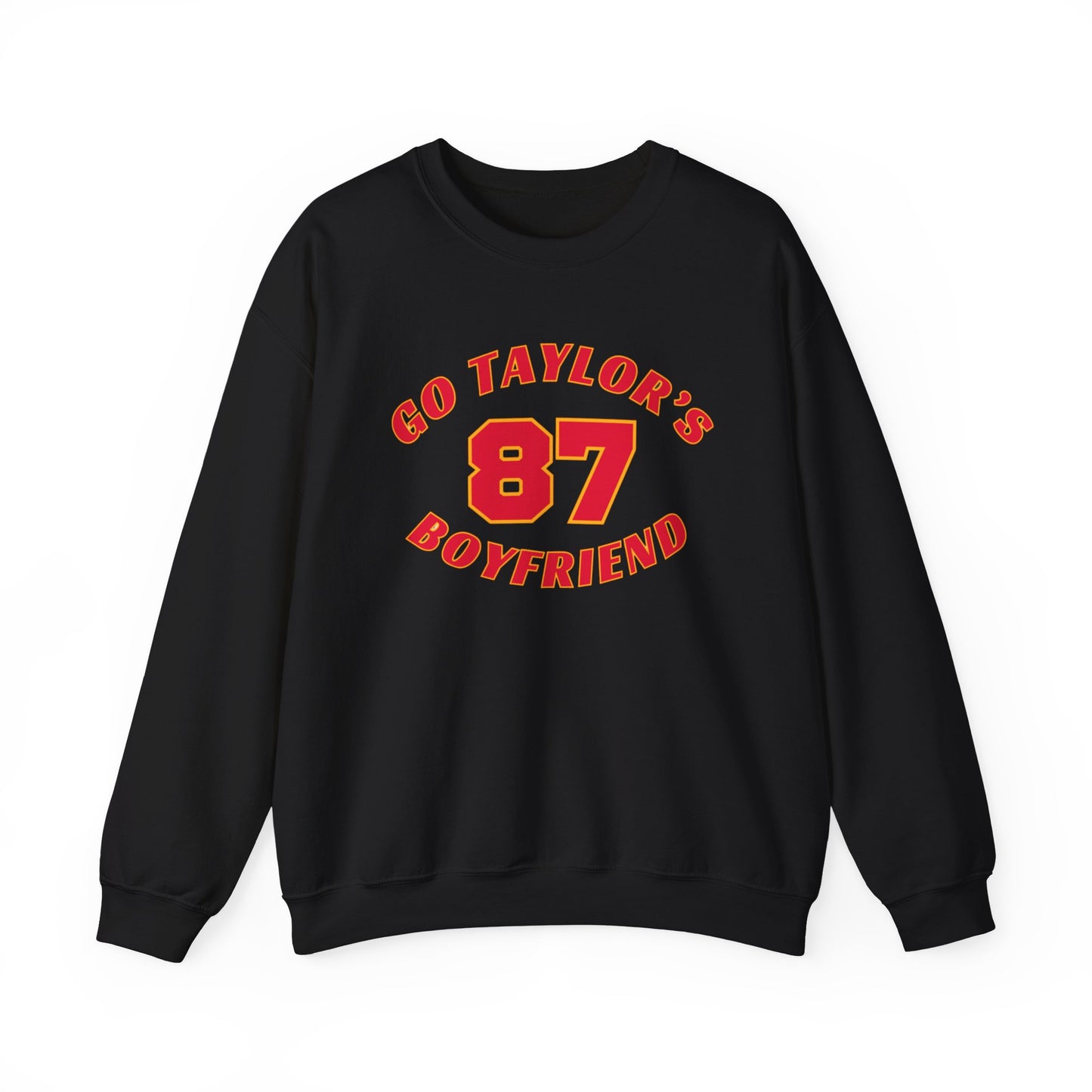 Go Taylors Boyfriend! Unisex Heavy Blend Crewneck Sweatshirt for Ultimate Comfort and Style