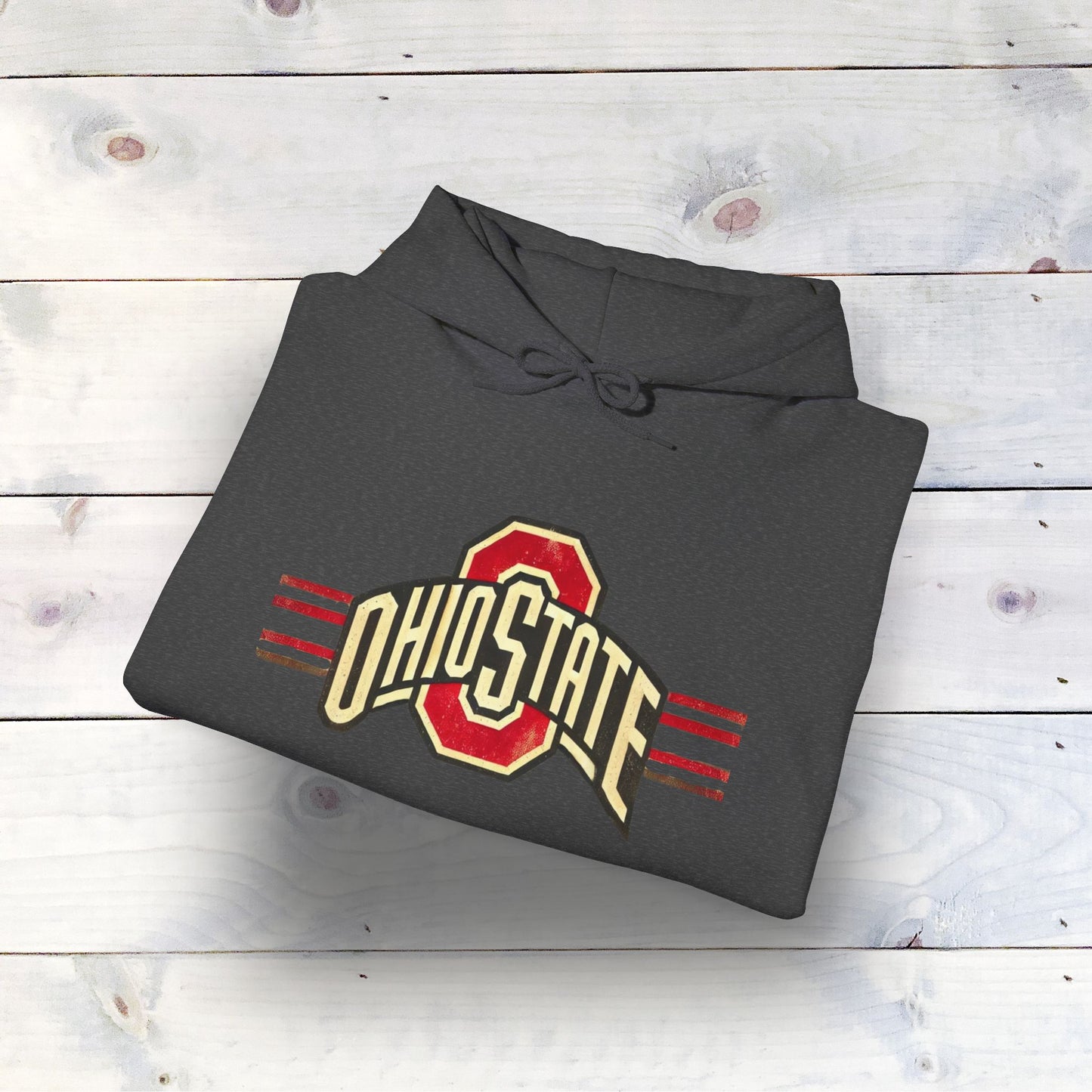 Vintage Ohio State Unisex Heavy Blend™ Hooded Sweatshirt