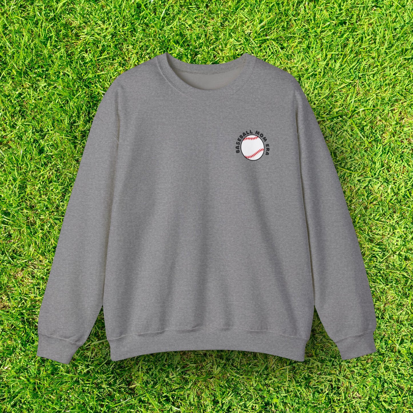 Baseball Mom Era Heavy Blend Crewneck Sweatshirt - Cozy & Durable, Perfect for Game Days