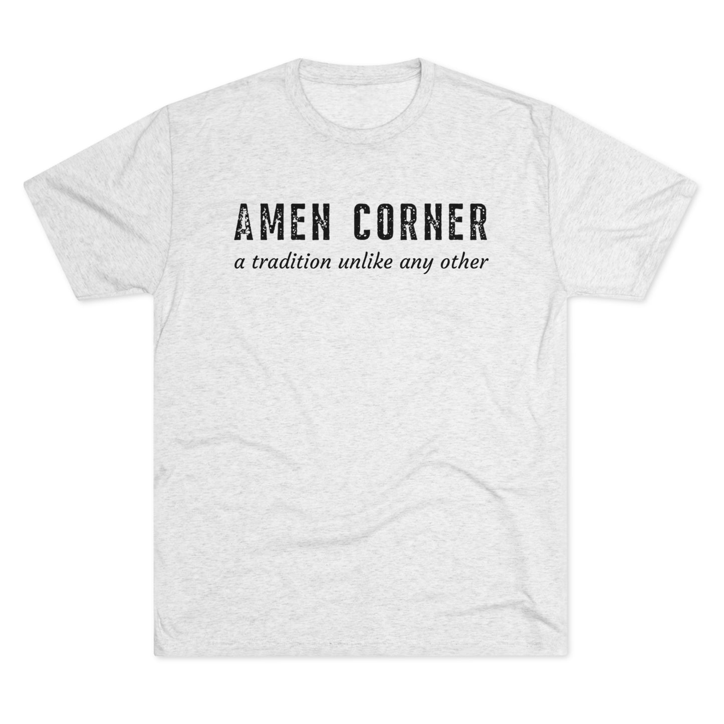 Amen Corner Golf Tri-Blend T-Shirt - Ultra-Soft Comfortable Regular Fit Tee with Sewn-In Label