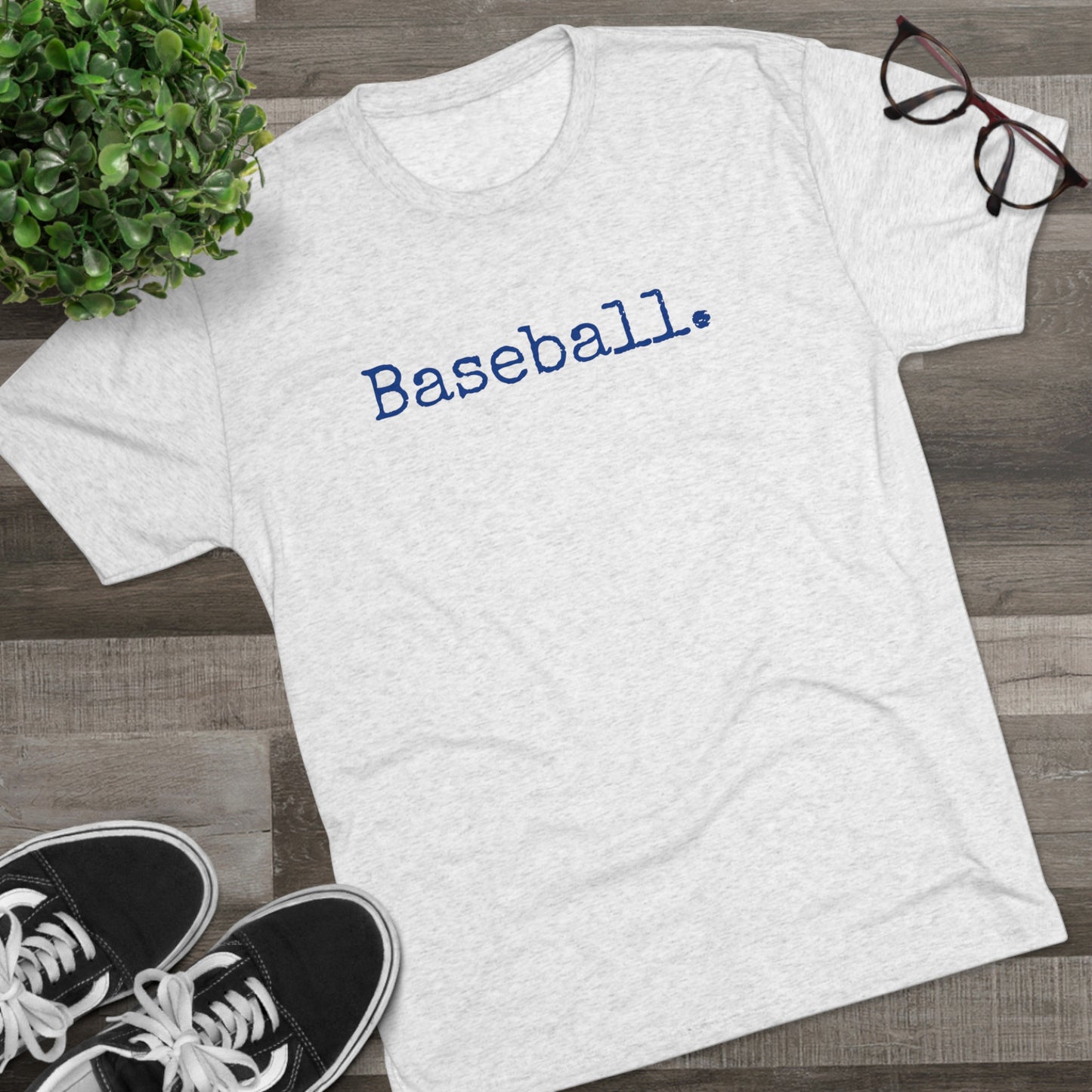 Ultimate Soft Tri-Blend Baseball T-Shirt - Light & Comfortable - Perfect Fit for Fans