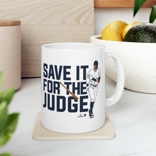 Aaron Judge Tribute 11oz Ceramic Coffee Mug - High-Quality Print Yankees Fan Must-Have