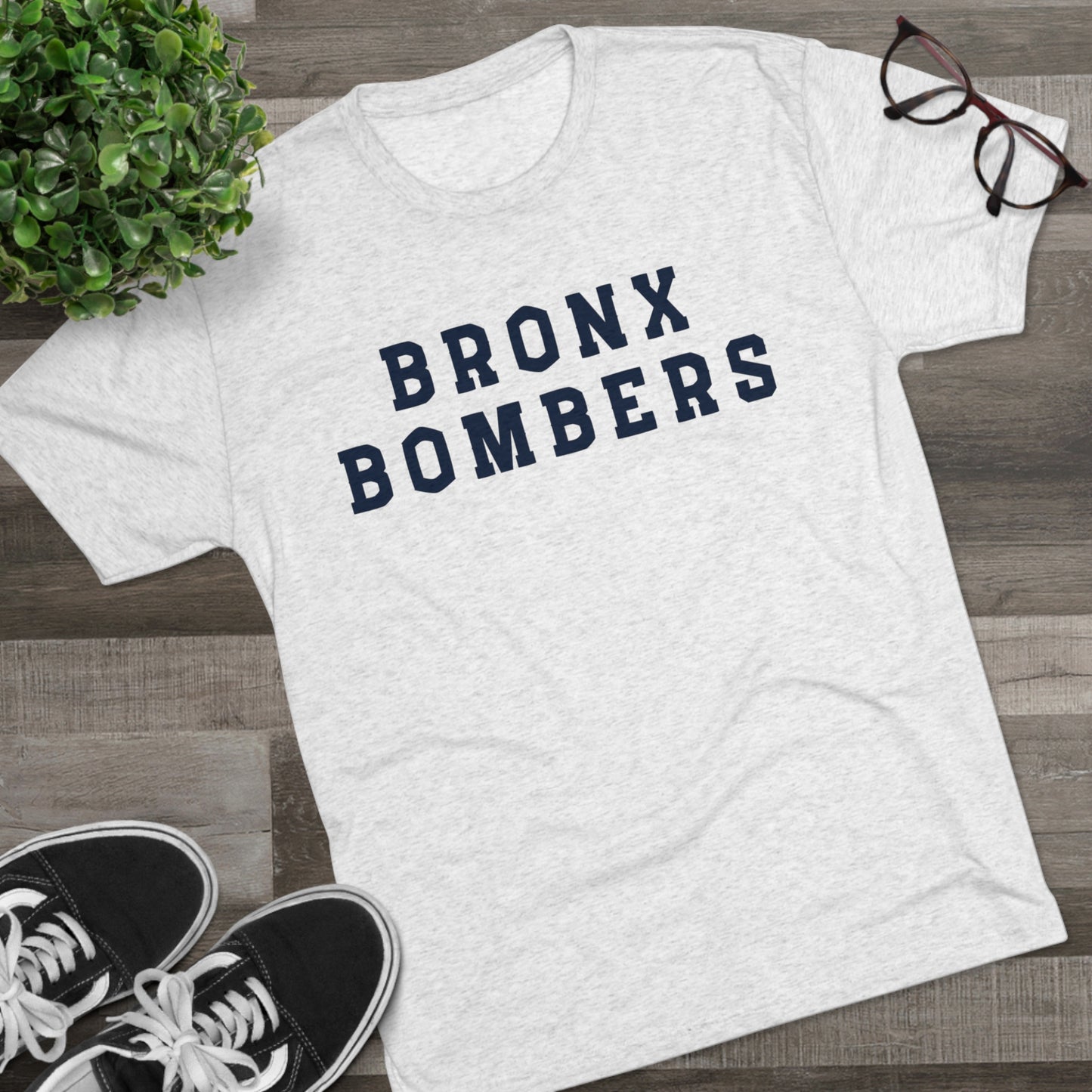 Bronx Bomber Tribute T-Shirt - Soft Tri-Blend Fabric - Classic Fit Tee for Fans