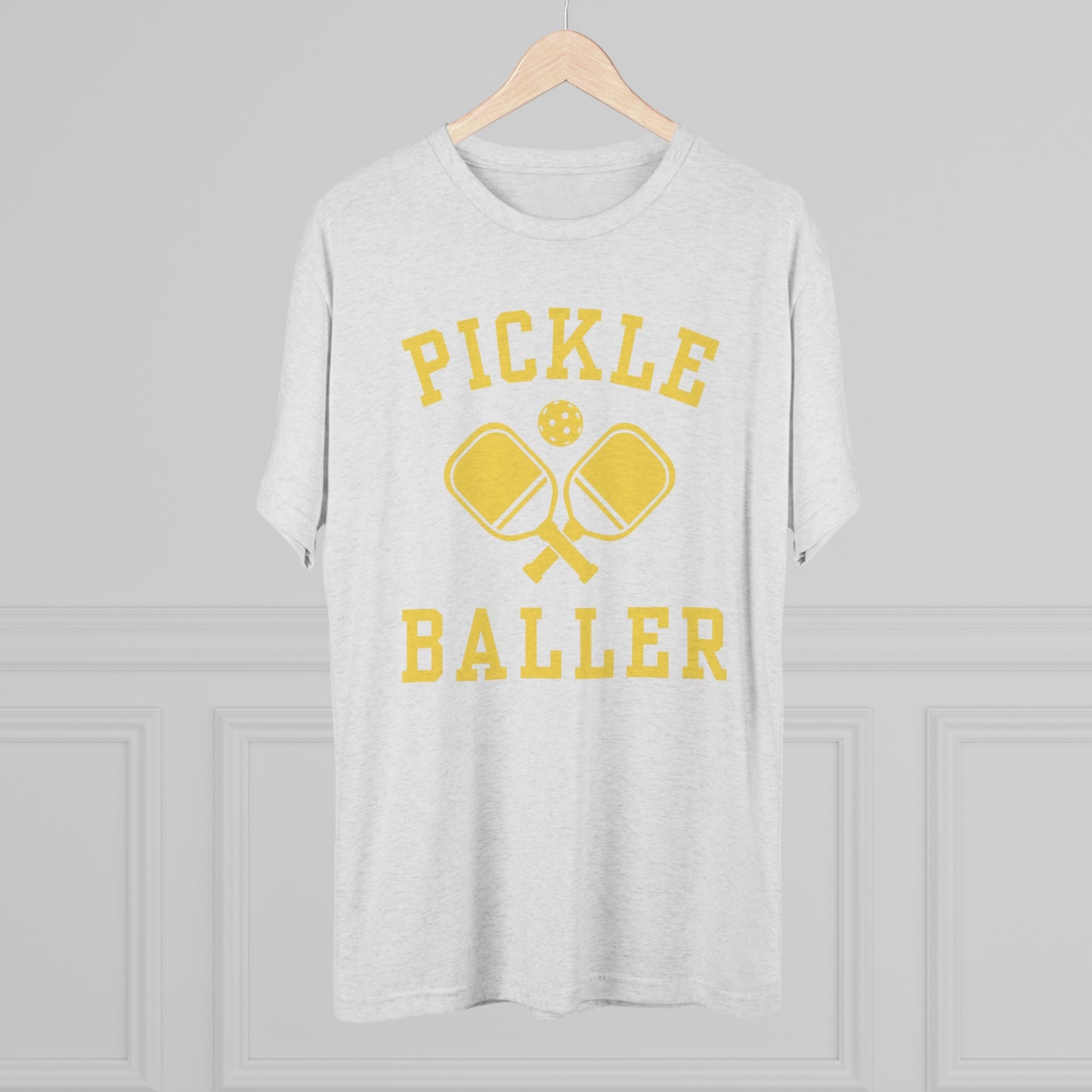 Pickleball Tri-Blend Shirt: Unbelievable Comfort with Casual Elegance Pickle Baller