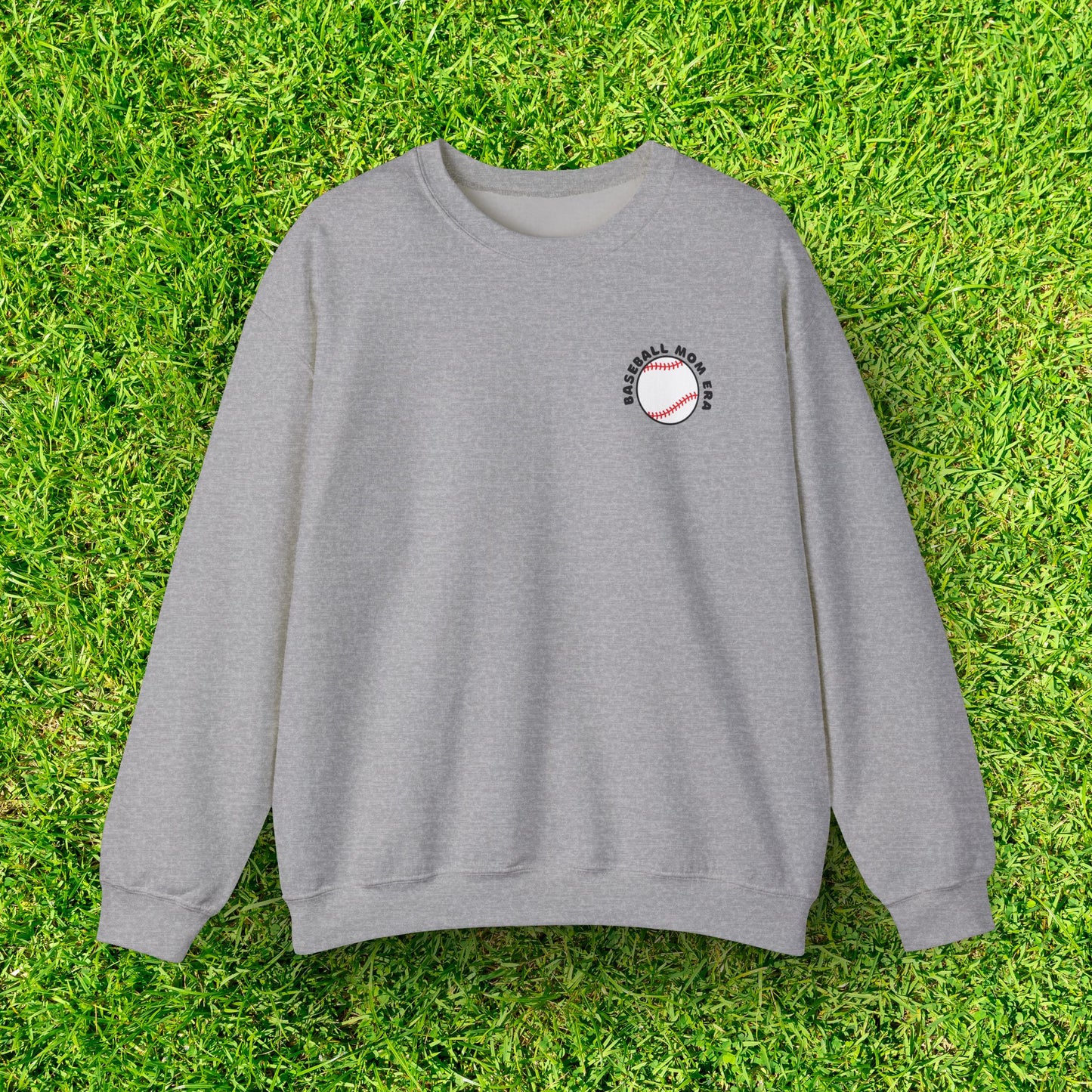 Baseball Mom Era Heavy Blend Crewneck Sweatshirt - Cozy & Durable, Perfect for Game Days