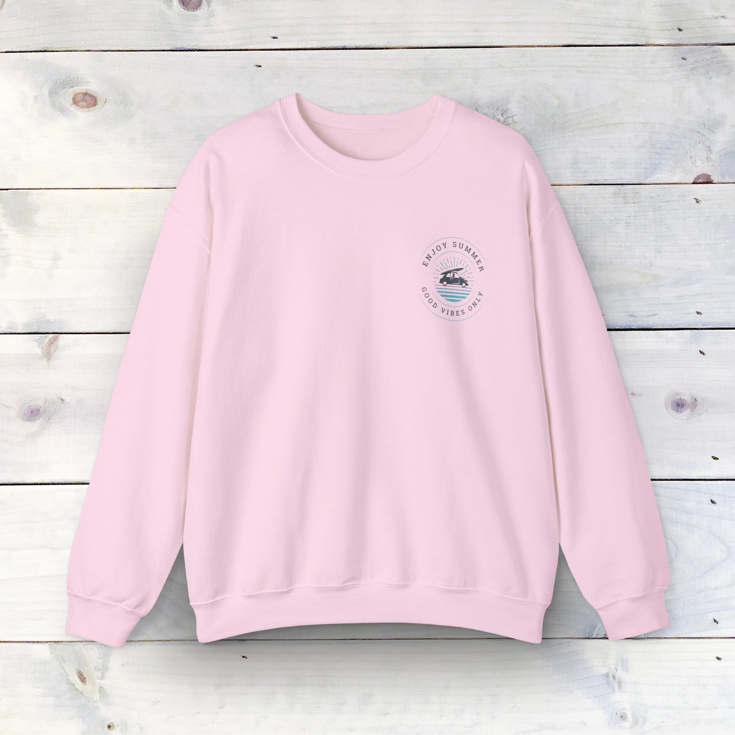 Enjoy Summer - Unisex Heavy Blend Crewneck Sweatshirt - Ethical & Durable Comfort - Perfect for Any Season