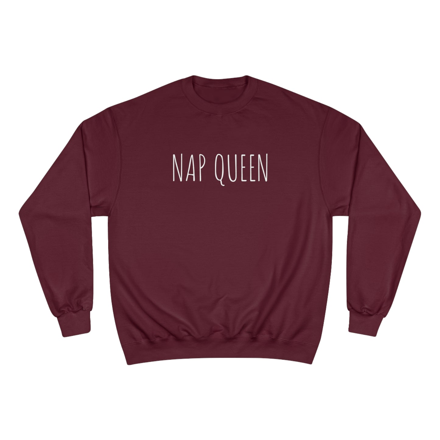 NAP QUEEN - Champion Eco Crewneck Sweatshirt: Stylish Comfort with Recycled Polyester Blend