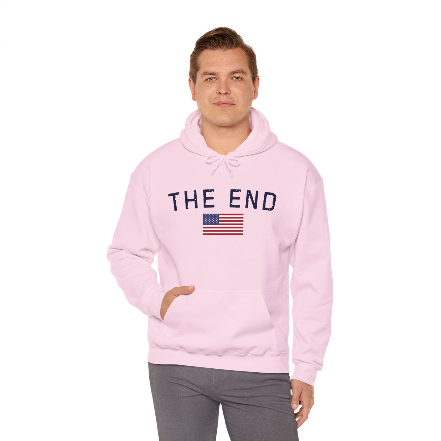 Montauk 'The End'  Essential Cozy Hoodie - Unisex, Cotton-Poly Blend for Ultimate Comfort