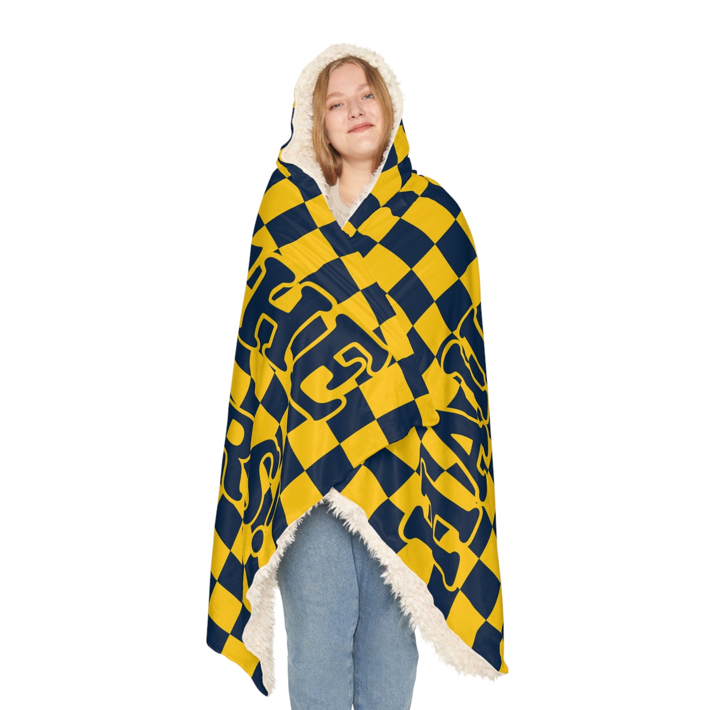 Hail to the Victors! Ultra-Soft Hooded Blanket with Microfleece or Sherpa Lining – Free Shipping