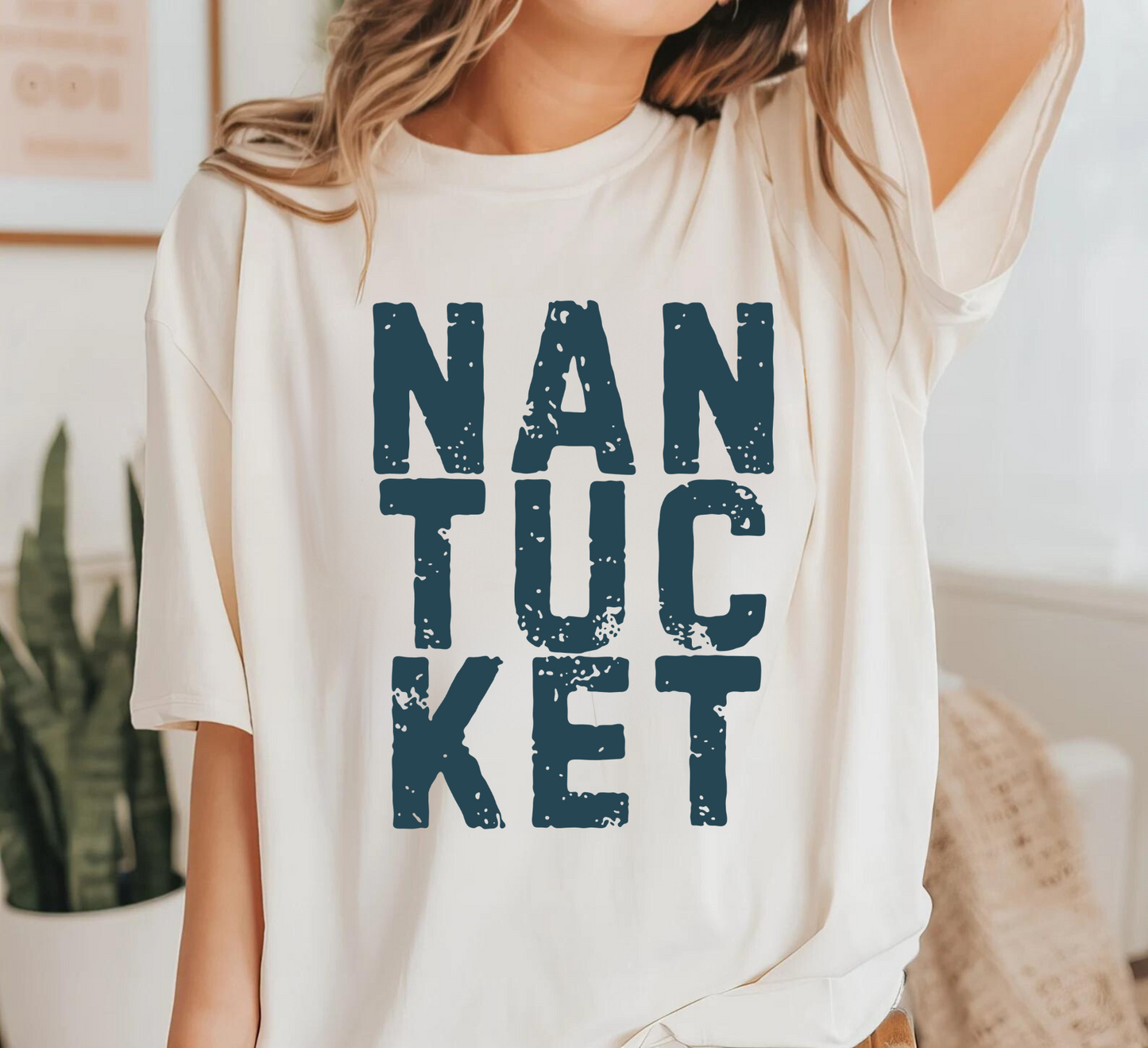Nantucket T-Shirt - Comfort Colors 1717, 100% Ring-Spun Cotton, Relaxed Fit
