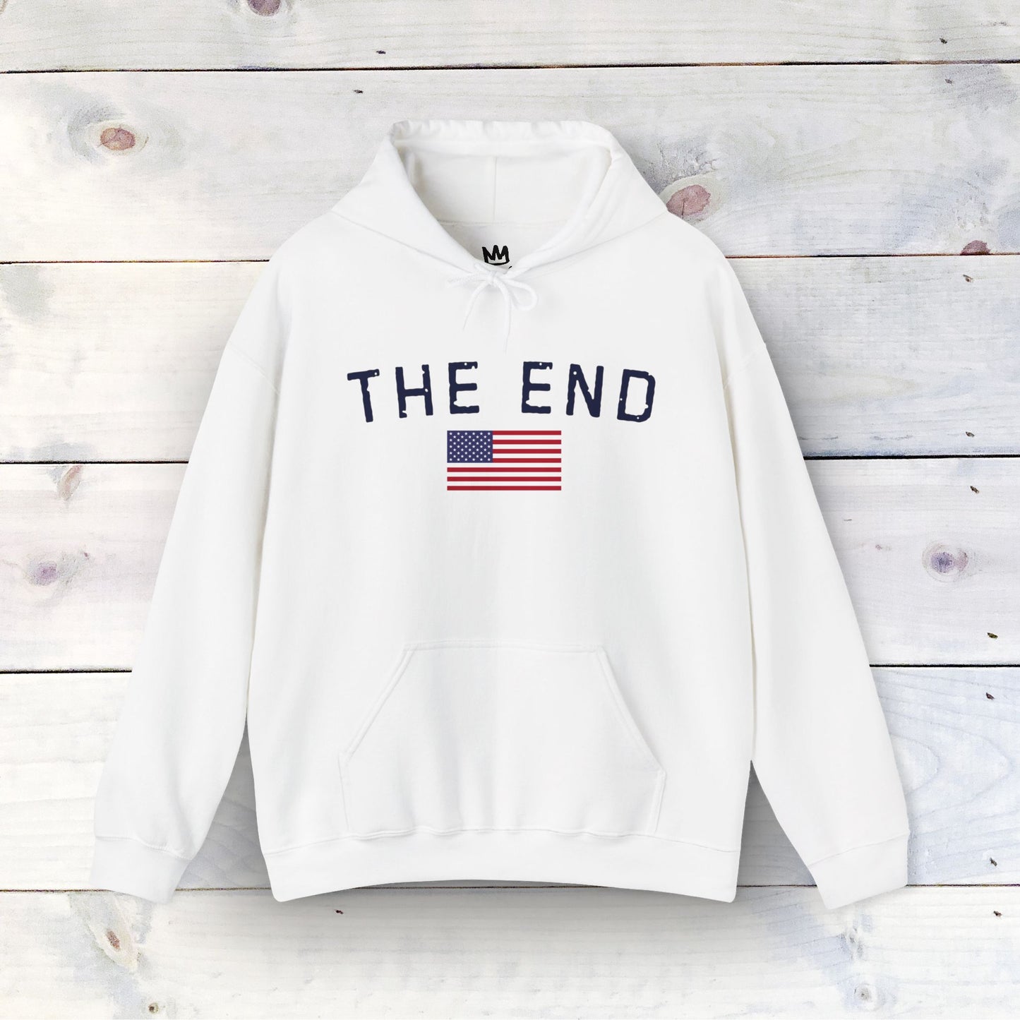 Montauk 'The End'  Essential Cozy Hoodie - Unisex, Cotton-Poly Blend for Ultimate Comfort