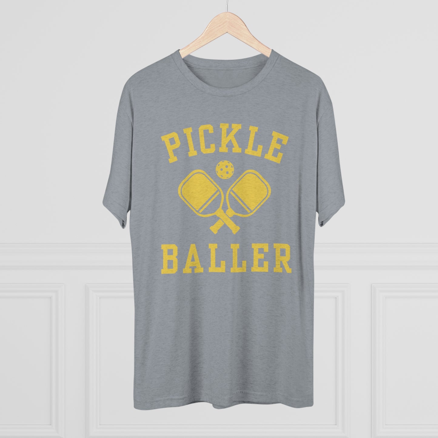 Pickleball Tri-Blend Shirt: Unbelievable Comfort with Casual Elegance Pickle Baller