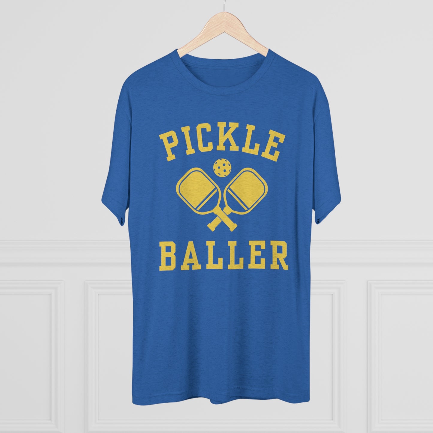 Pickleball Tri-Blend Shirt: Unbelievable Comfort with Casual Elegance Pickle Baller