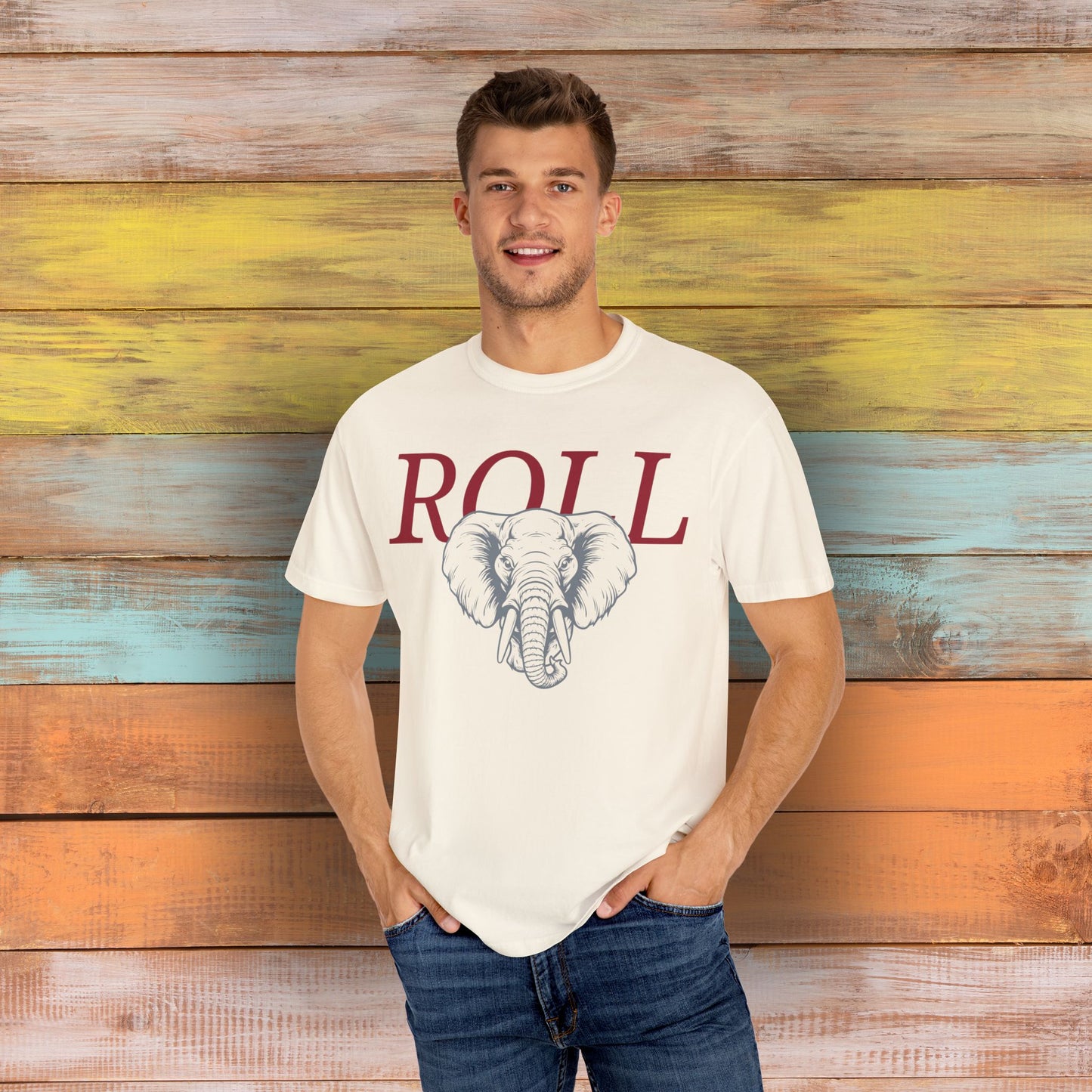 Roll Tide Alabama Comfort Colors 1717 Garment-Dyed T-Shirt