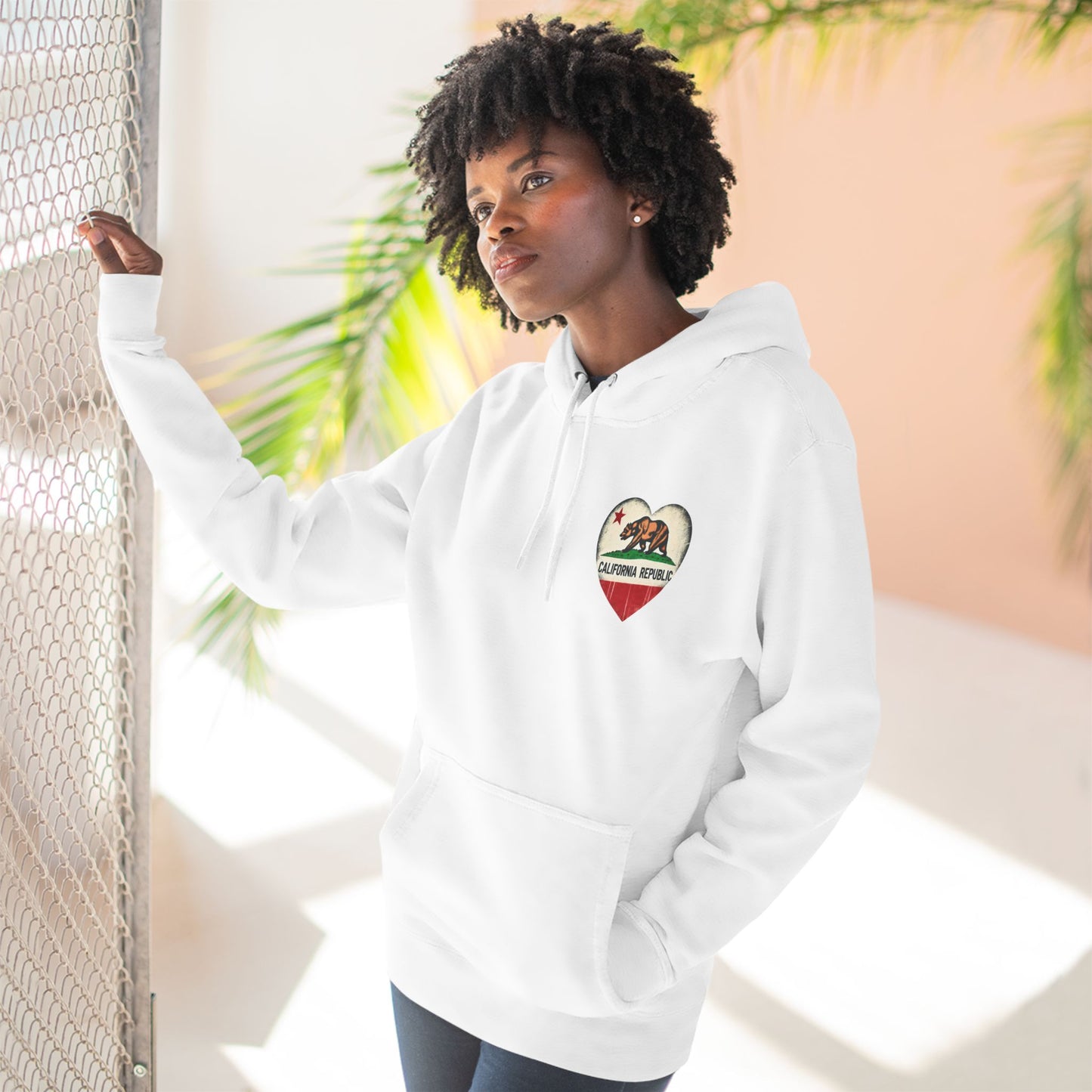 California Republic Heart Hoodie – Vintage Design Supporting Wildfire Relief