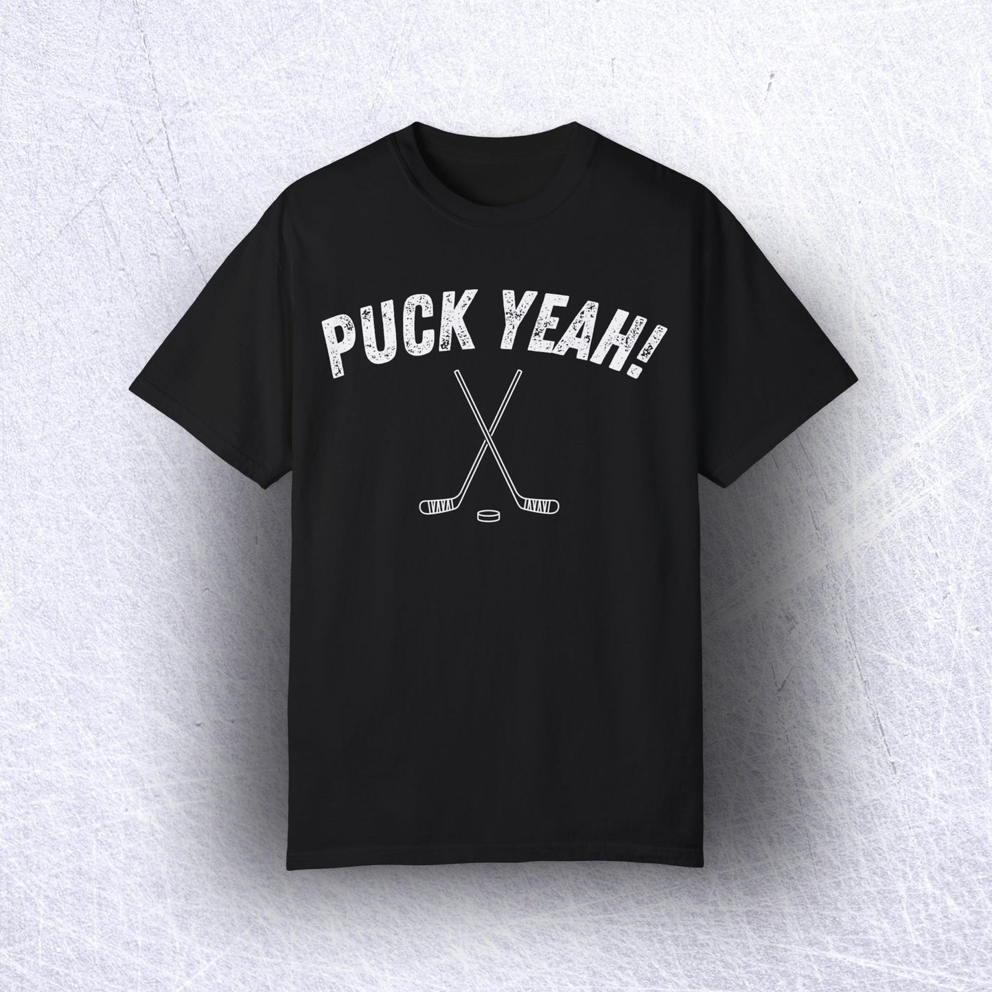 Eco-Friendly PUCK YEAH! T-Shirt | 100% US Ring-Spun Cotton