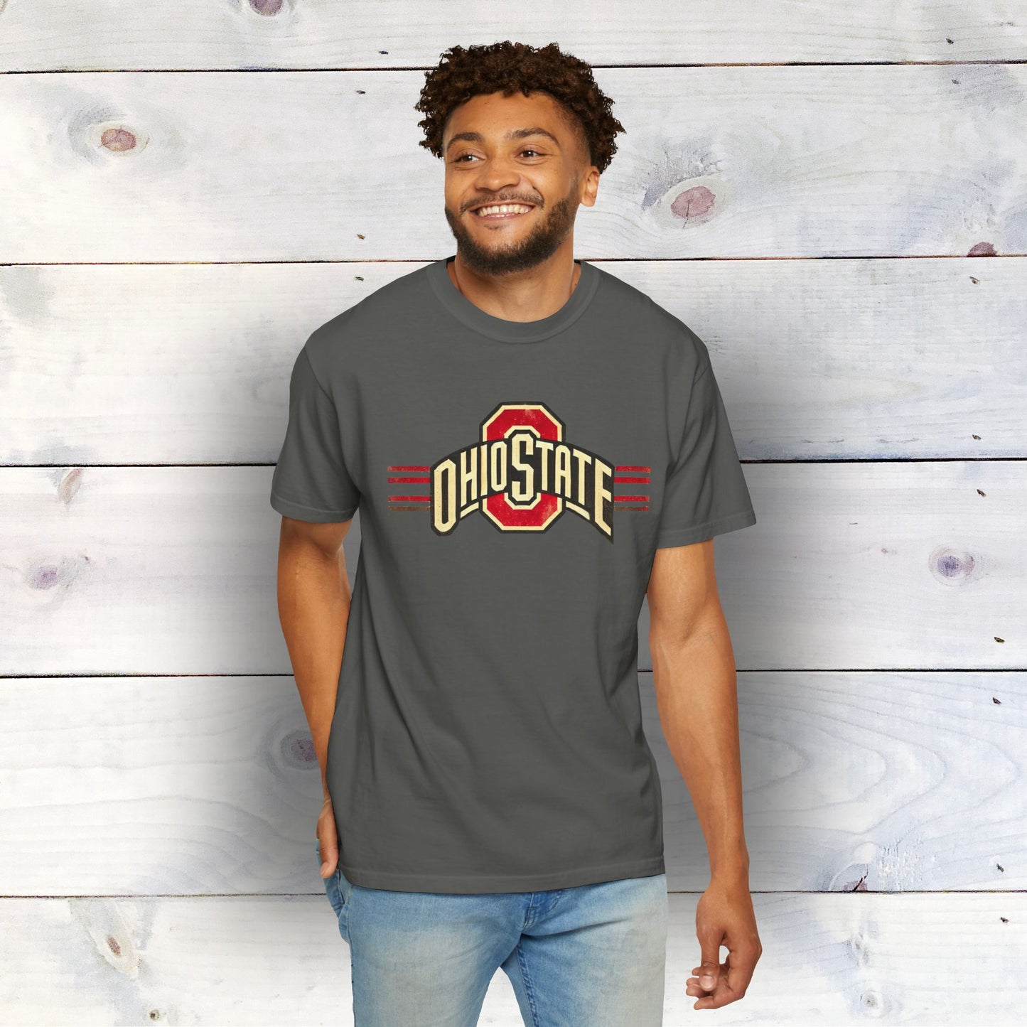 Vintage Ohio State Logo Unisex Garment-Dyed T-shirt