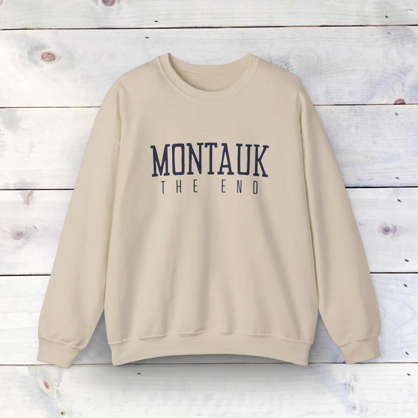 Montauk Essential Cozy Hoodie - Unisex Heavy Blend™ Crewneck Sweatshirt