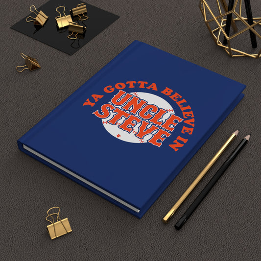 Steve Cohen Mets Owner Inspired Hardcover Journal - 150 Lined Pages for New York Mets Fans