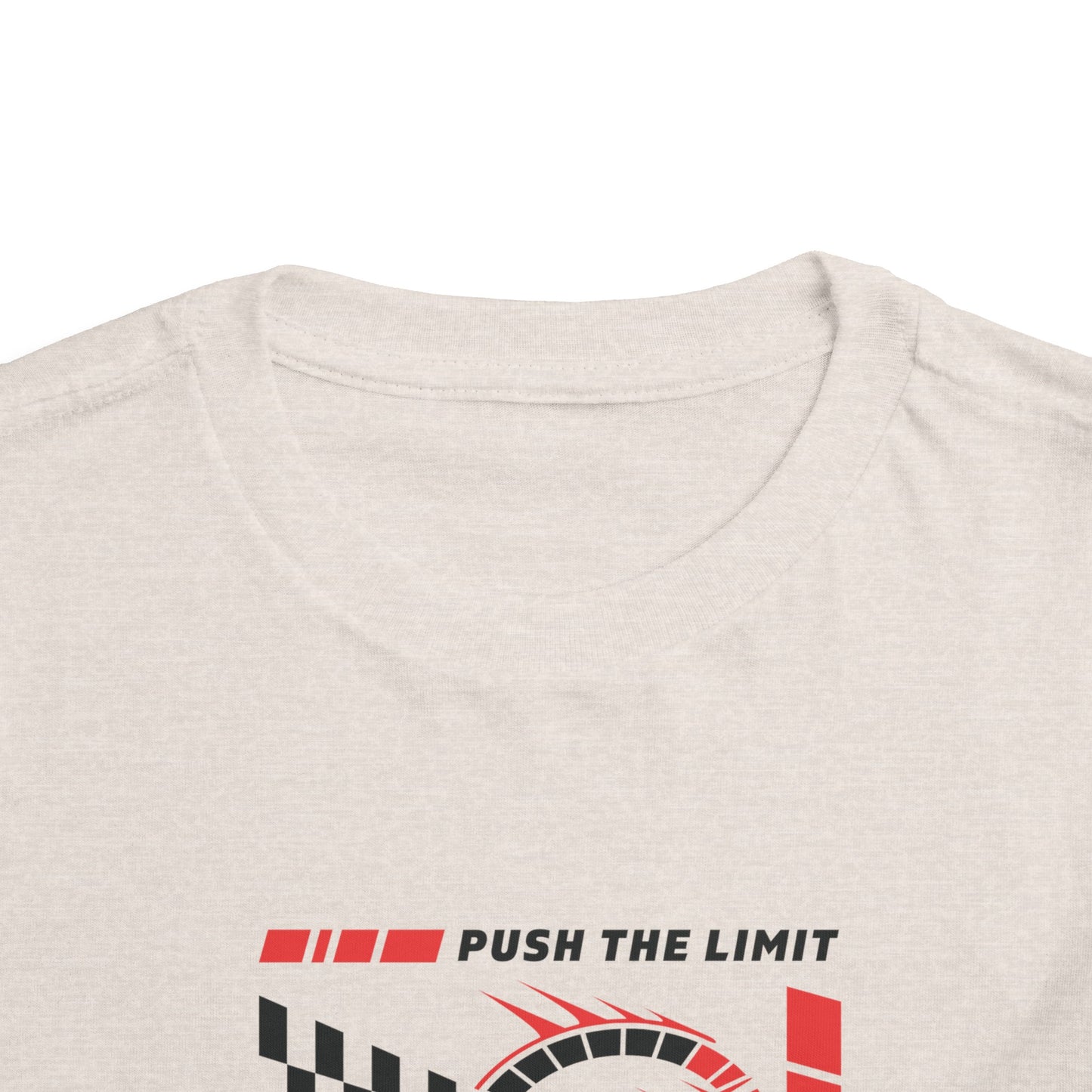 Pushing the limits Toddler Heather Tee - Soft Airlume Cotton, Comfortable & Stylish