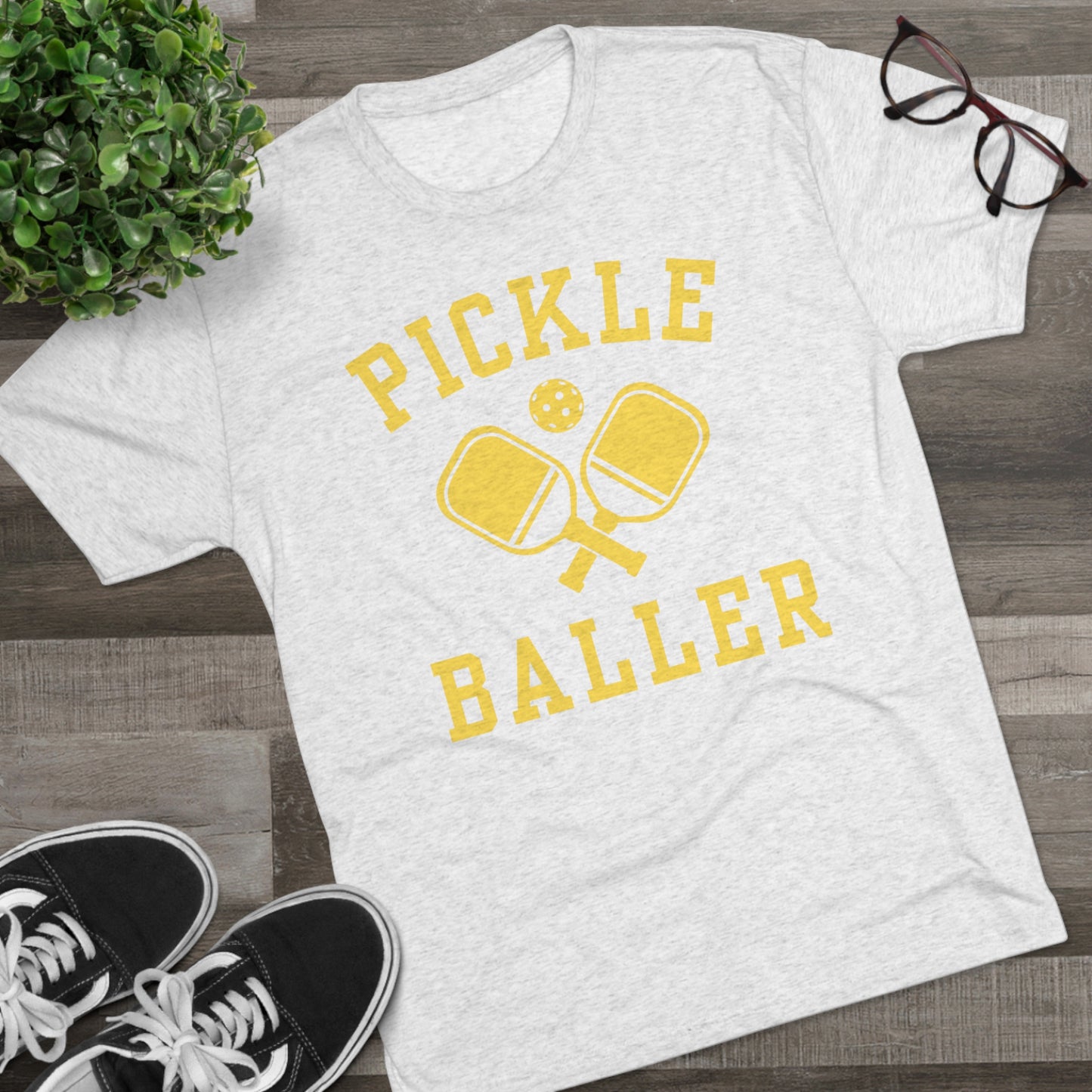 Pickleball Tri-Blend Shirt: Unbelievable Comfort with Casual Elegance Pickle Baller