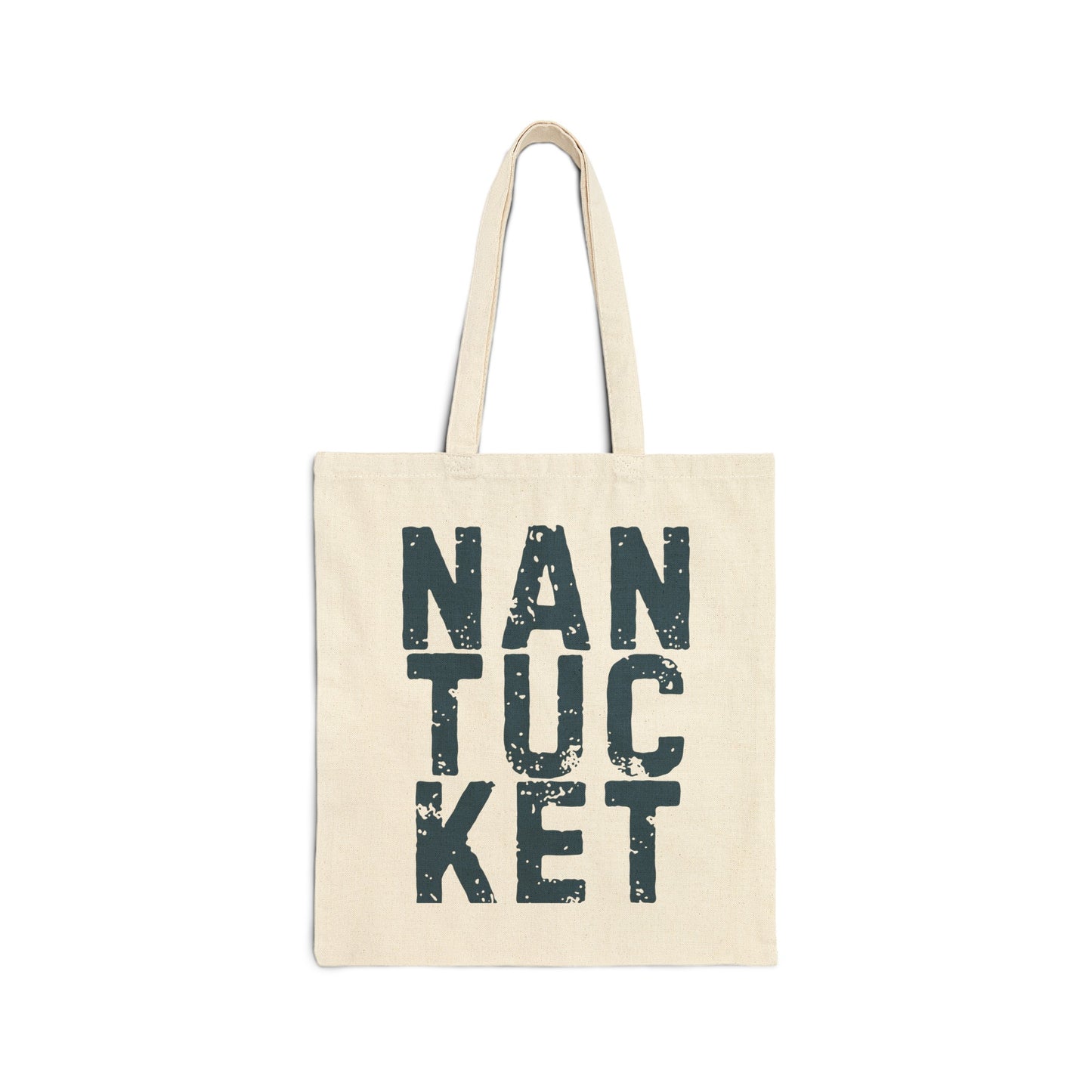 Nantucket Cotton Canvas Tote Bag - Perfect for Beach, Shopping, and Everyday Use